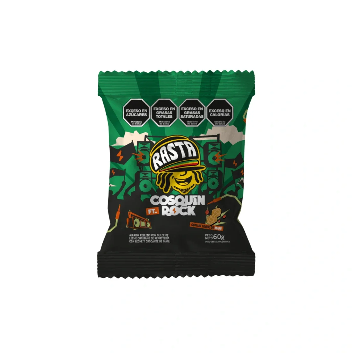 Alfajor Rasta Cosquin Rock 60g