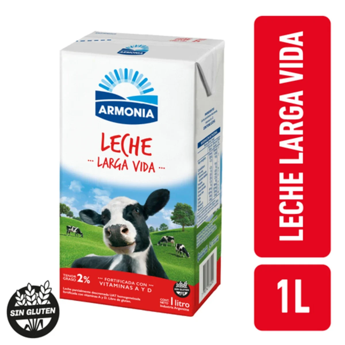 Leche Armonia Larga Vida 1L