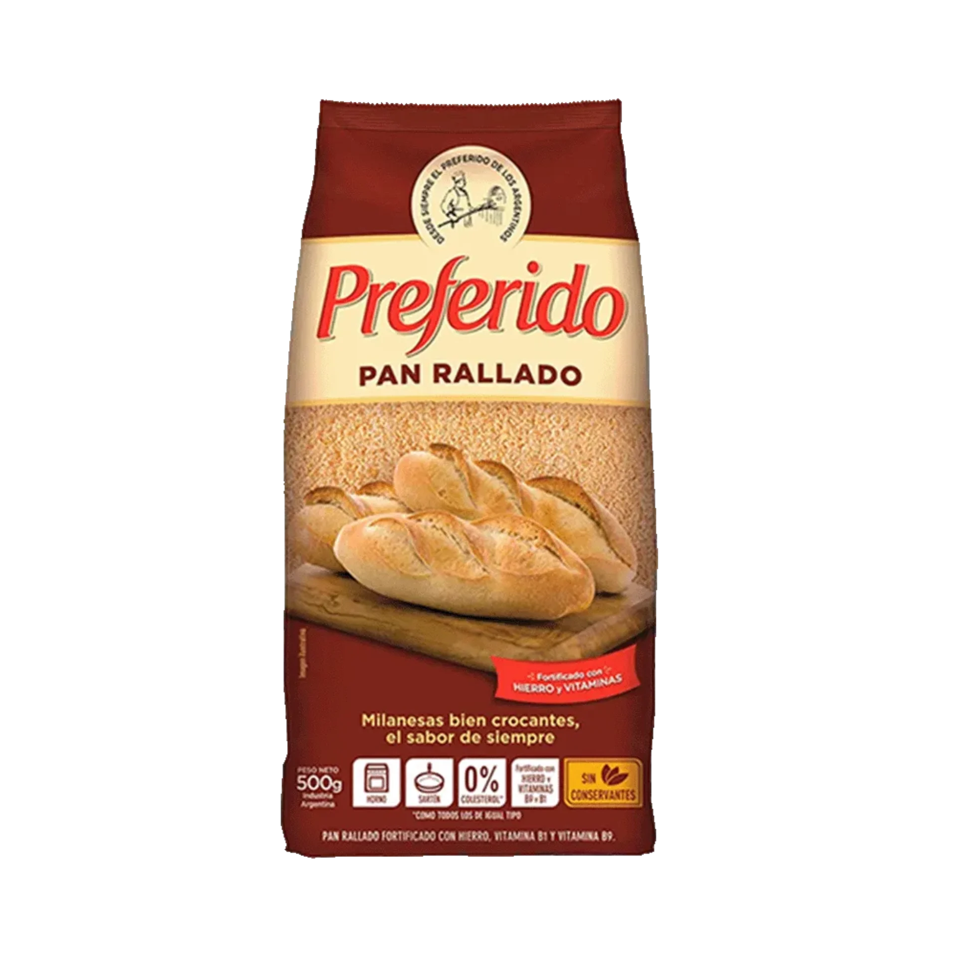 Pan Rallado Preferido 500g