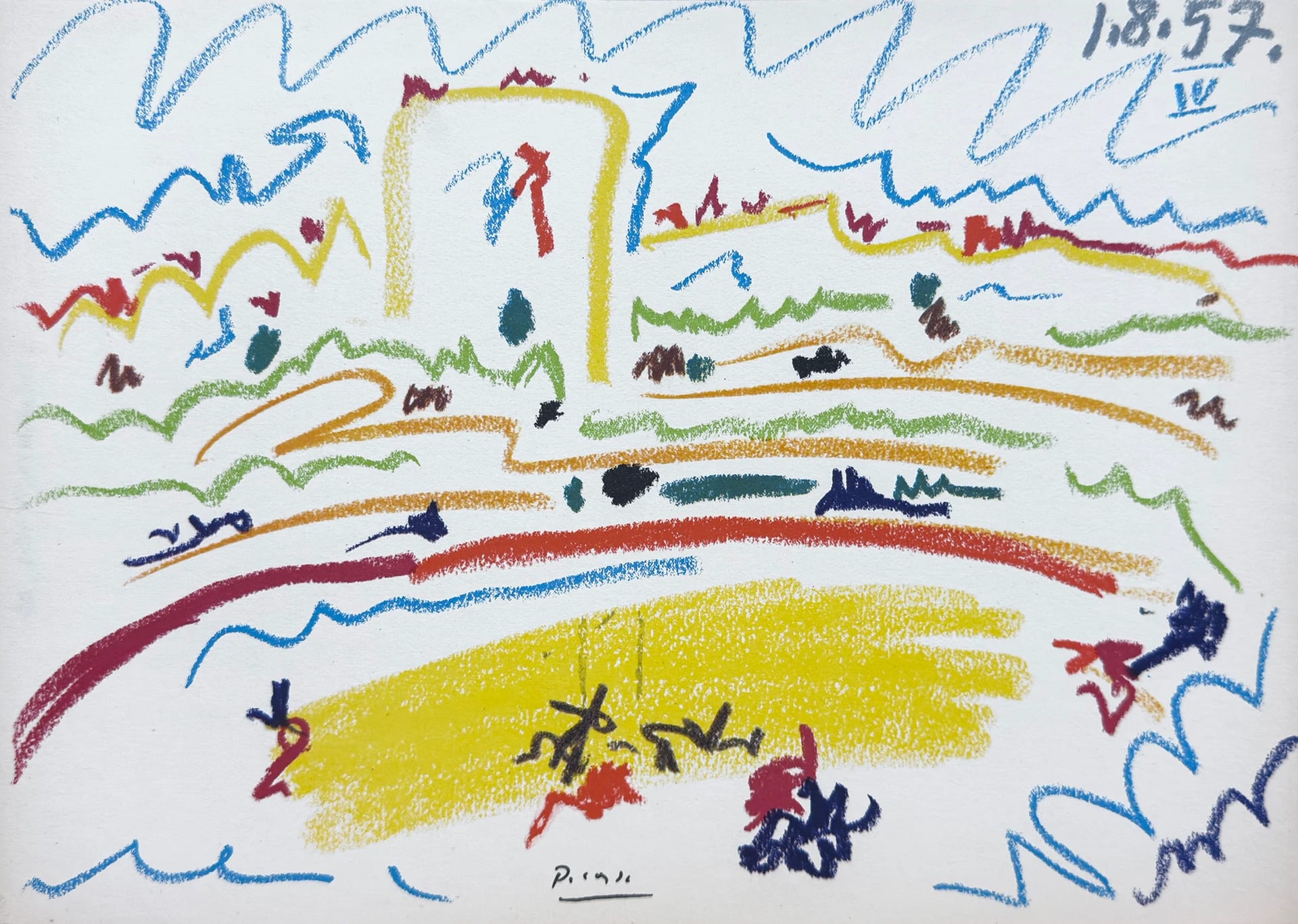 Corrida 1/8/57 IV by Pablo Picasso