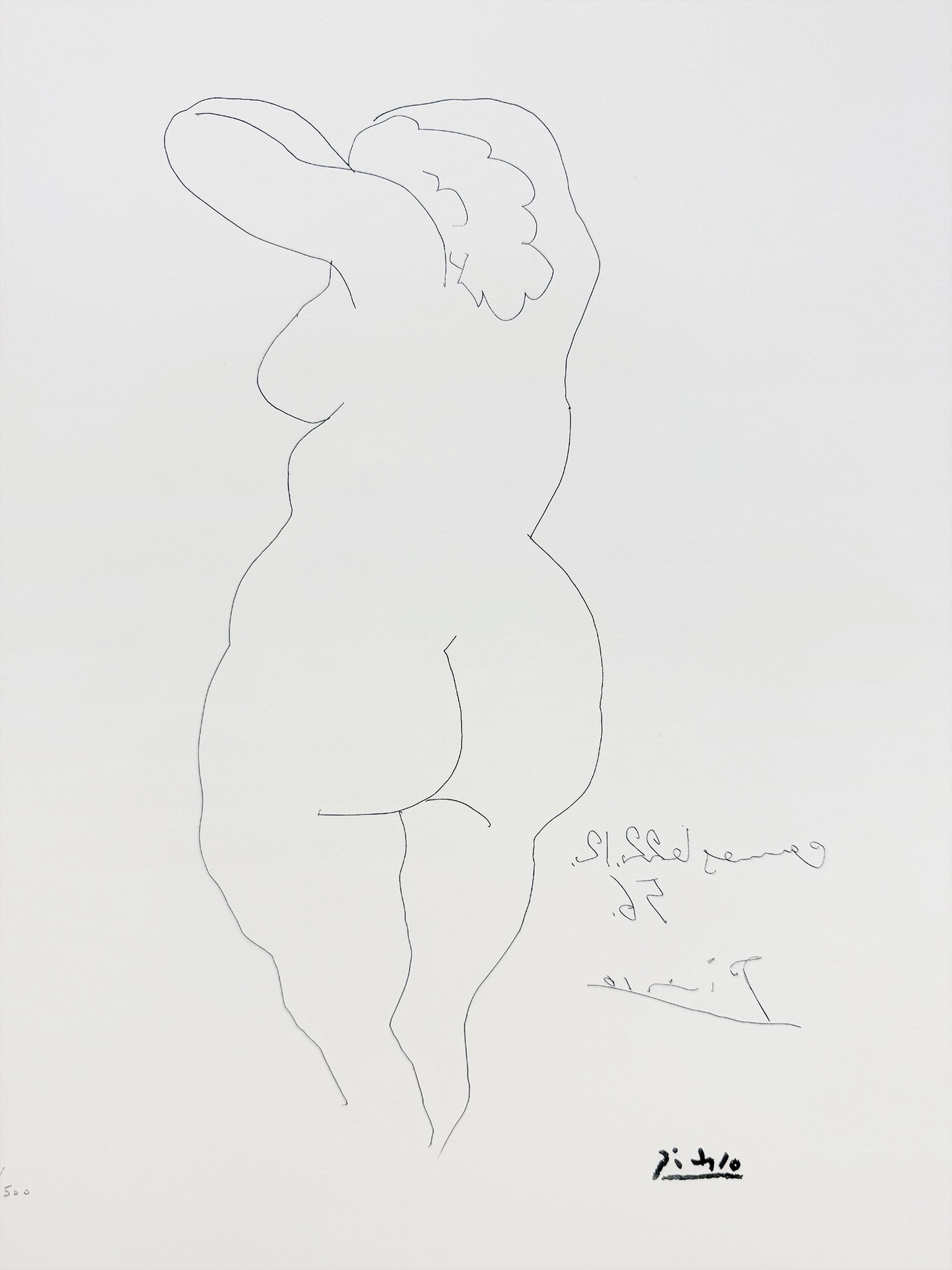 Femme vue de dos by Pablo Picasso
