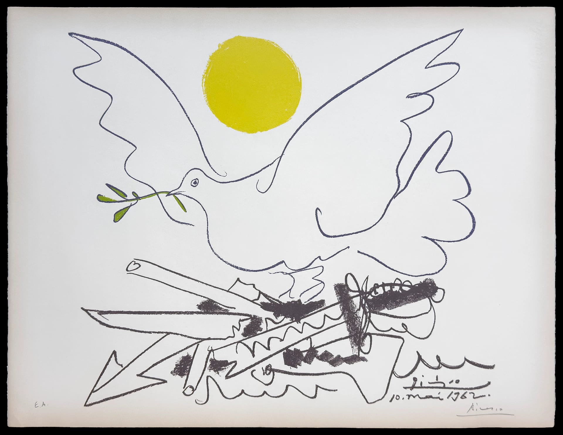 Le Monde Sans Arms by Pablo Picasso