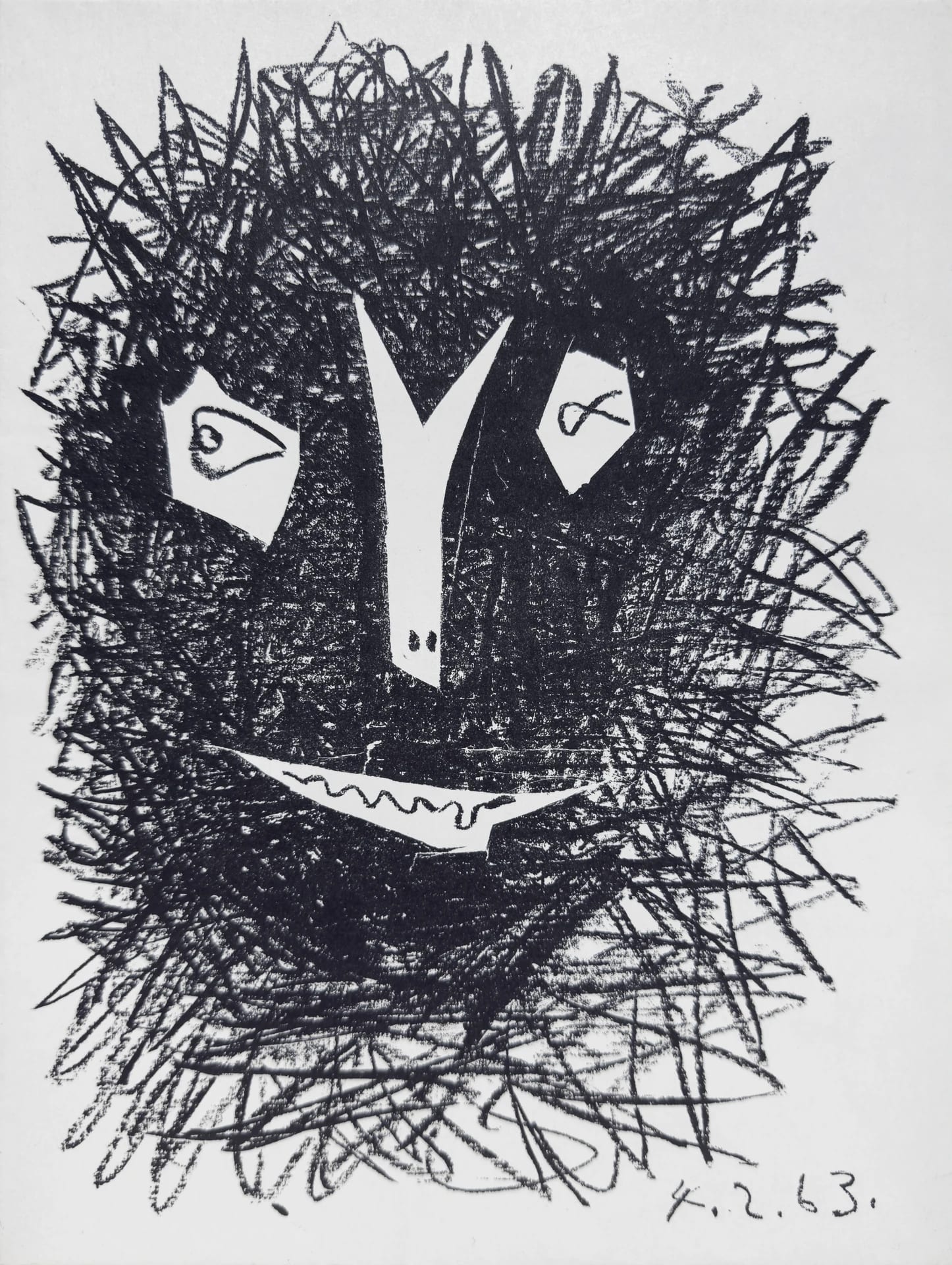 Picasso Lithographe IV, Back Cover by Pablo Picasso