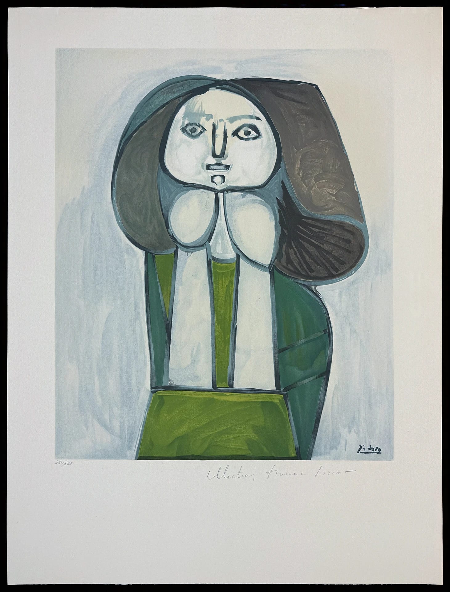 Portrait de Femme a la Robe Verte by Pablo Picasso