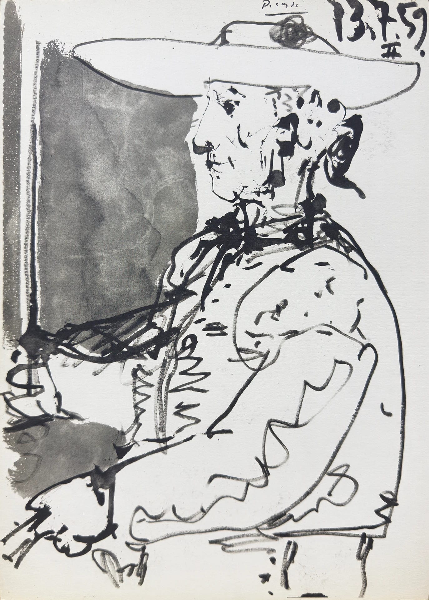 Toros y Toreros 13/7/59 II by Pablo Picasso