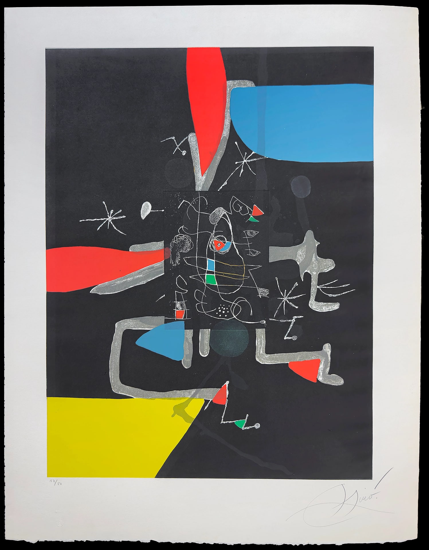 Llibre dels sis Sentits IV by Joan Miró