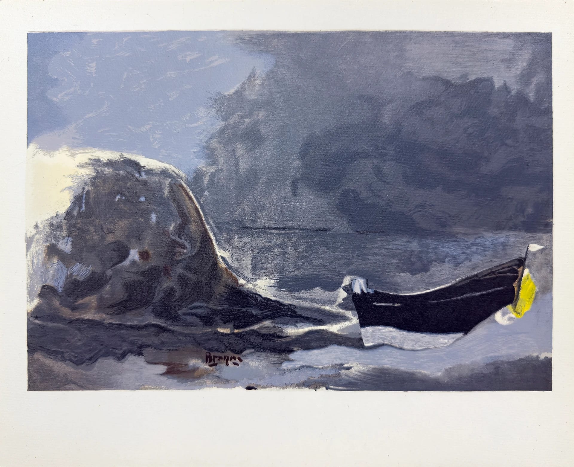 Marine Noire by Georges Braque