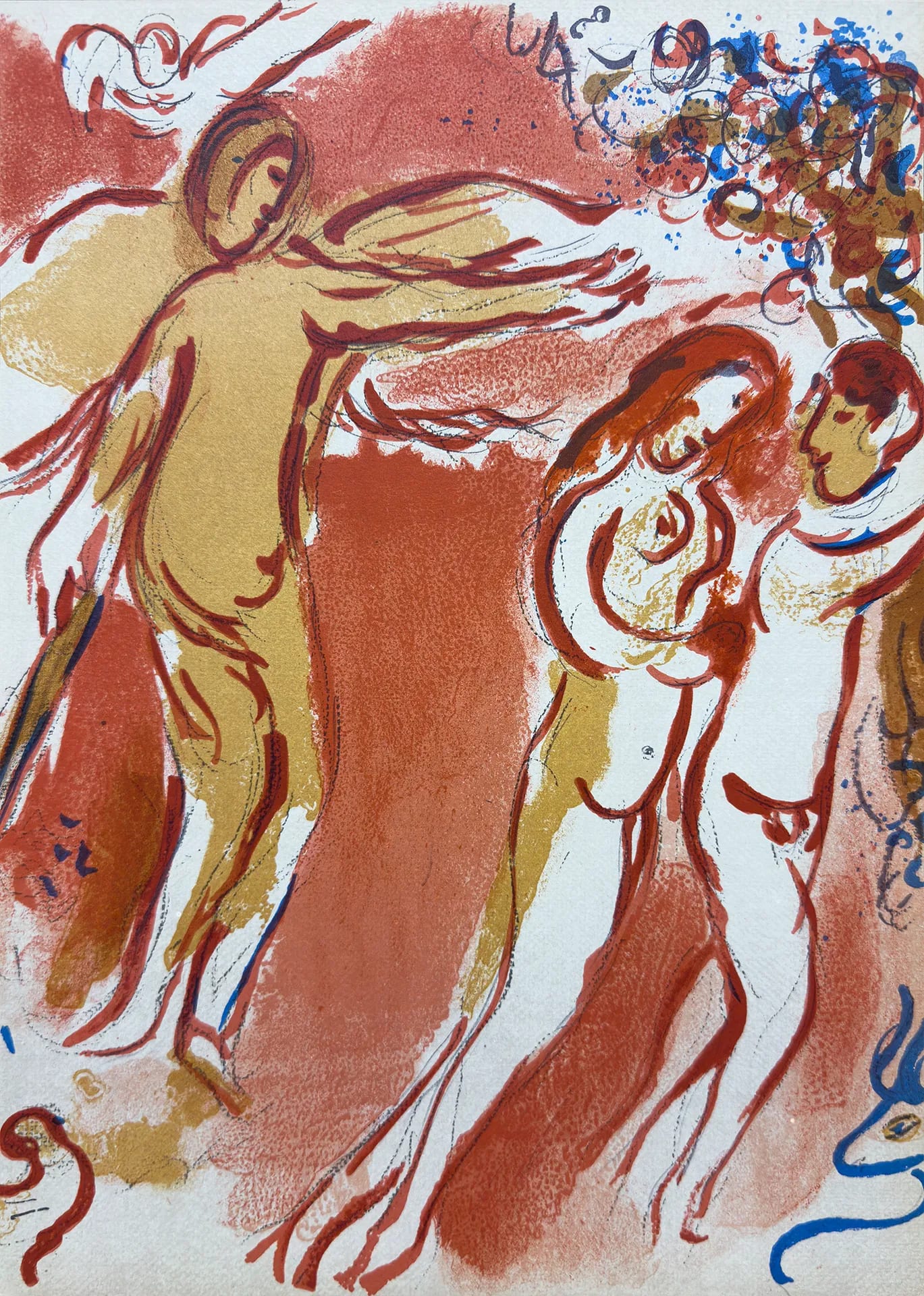 Adam and Eve Expelled from the Terrestrial Paradise by Marc Chagall