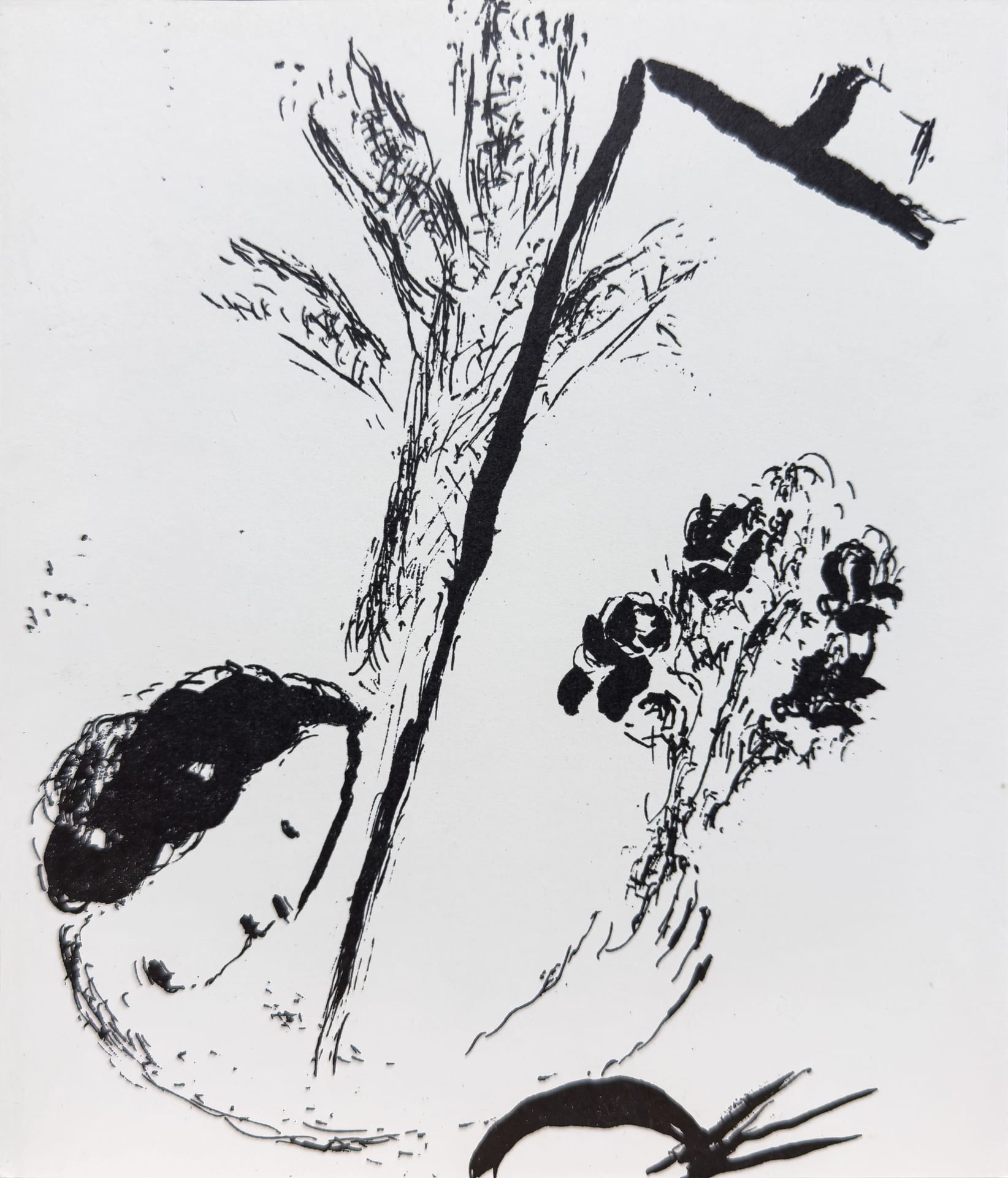 Bouquet with Hand by Marc Chagall