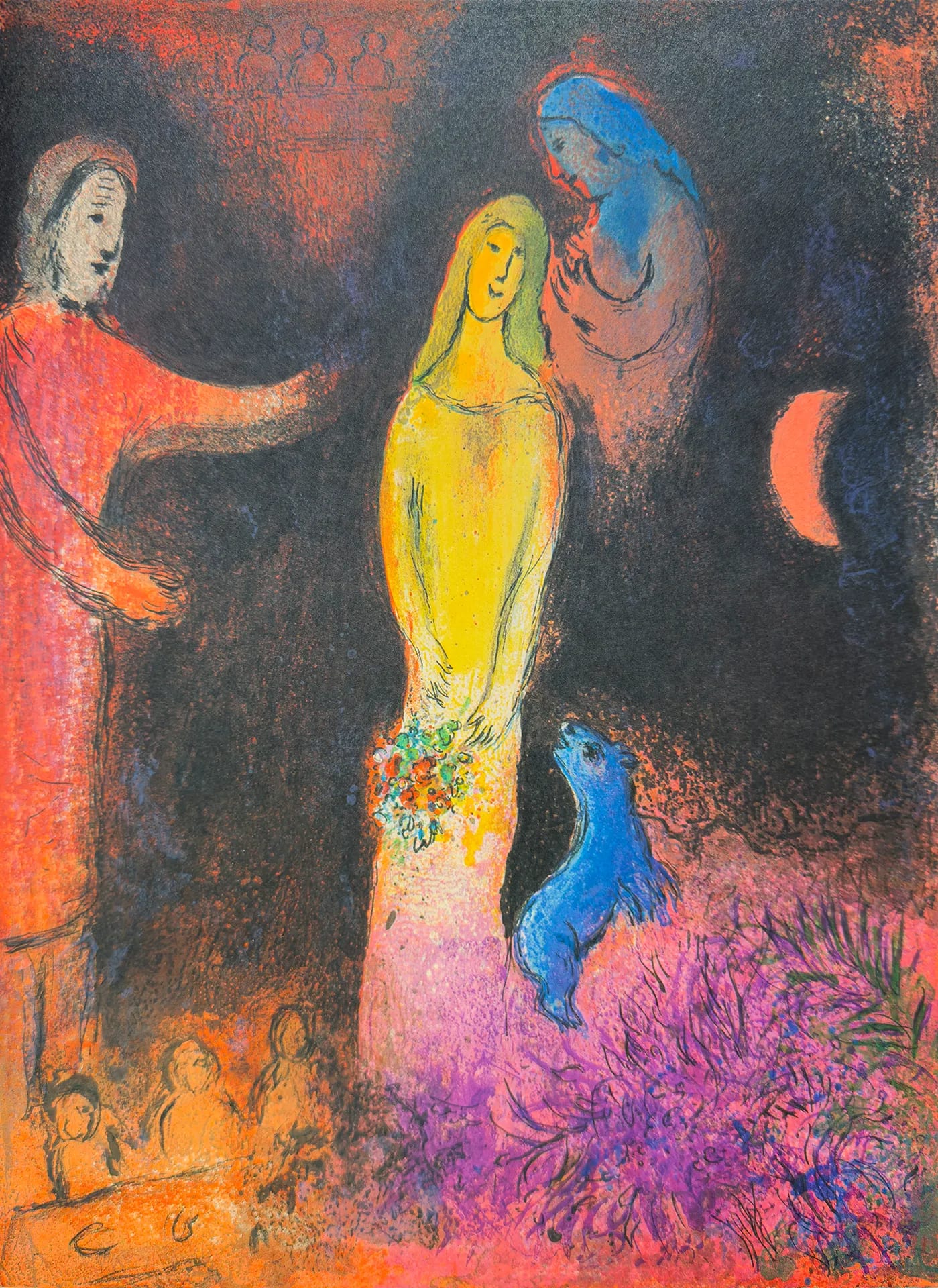 Chloe is Dressed and Braided by Cleariste by Marc Chagall