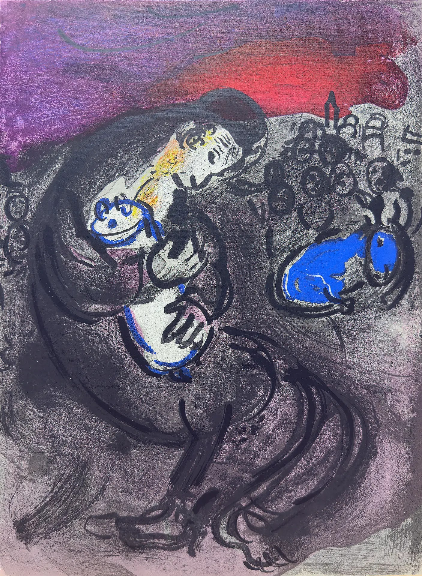 Jeremiah's Lamentations by Marc Chagall