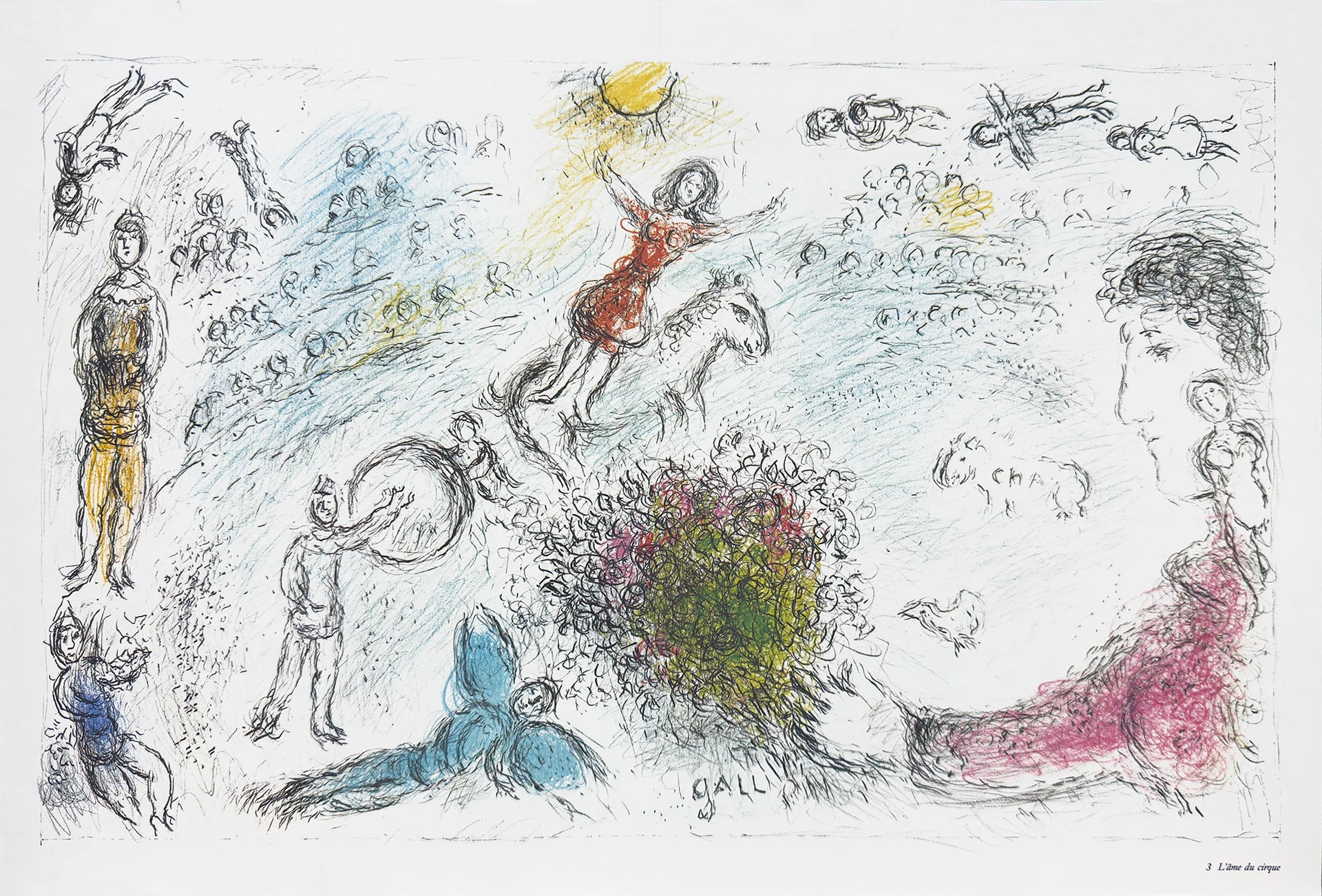 L' Ame du Cirque by Marc Chagall