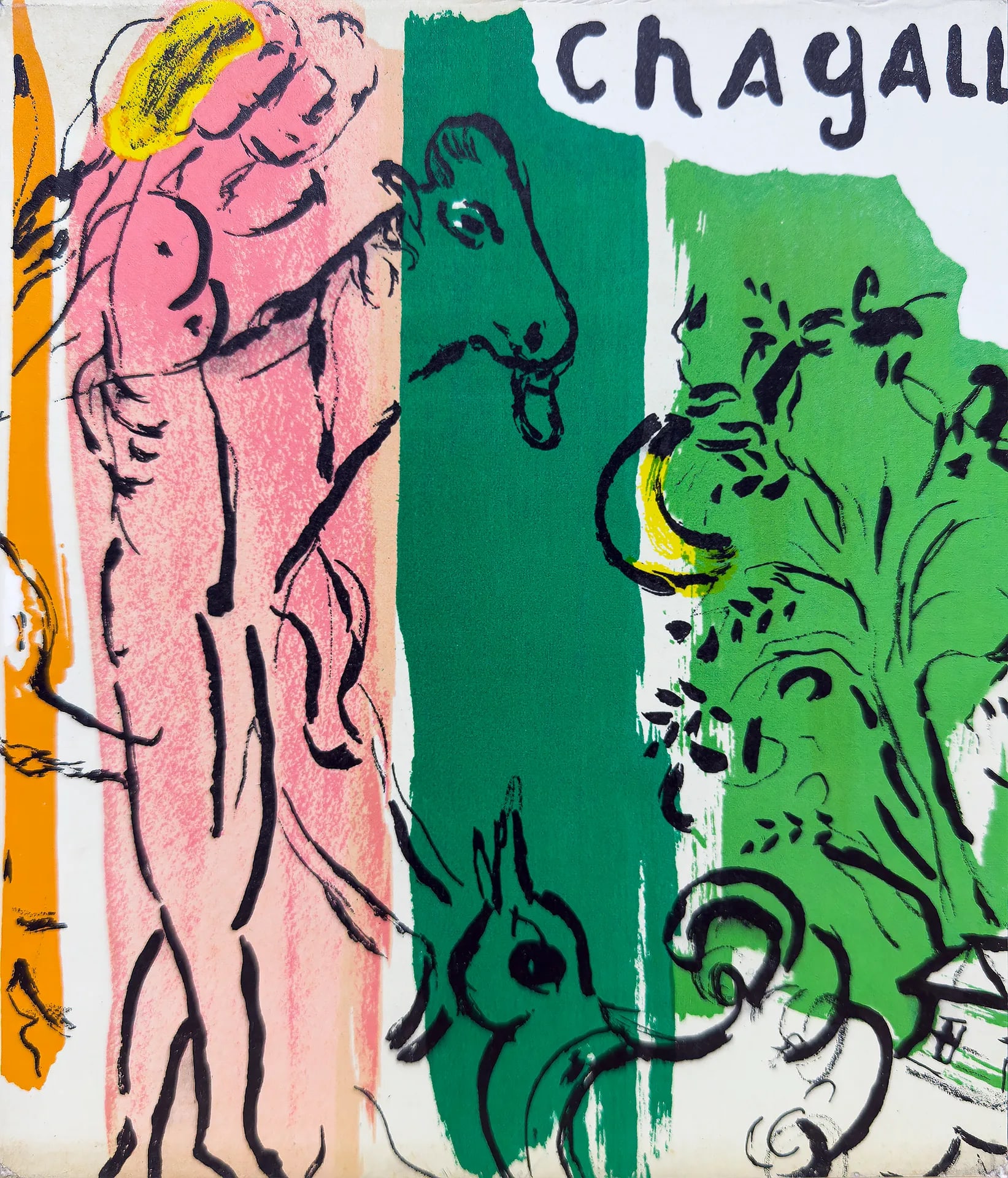 Landscape with Isbas by Marc Chagall