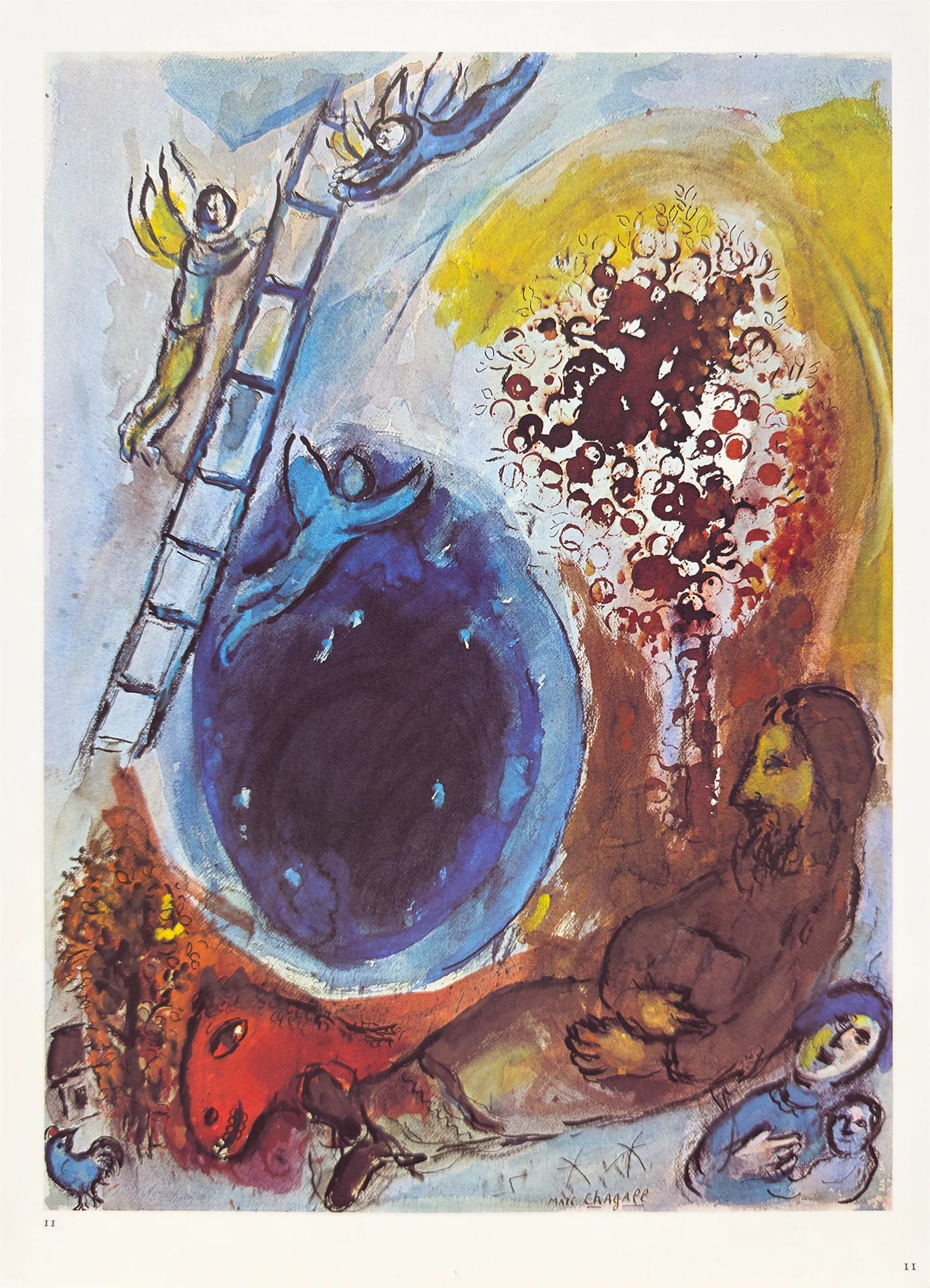 L'Echelle de Jacob by Marc Chagall