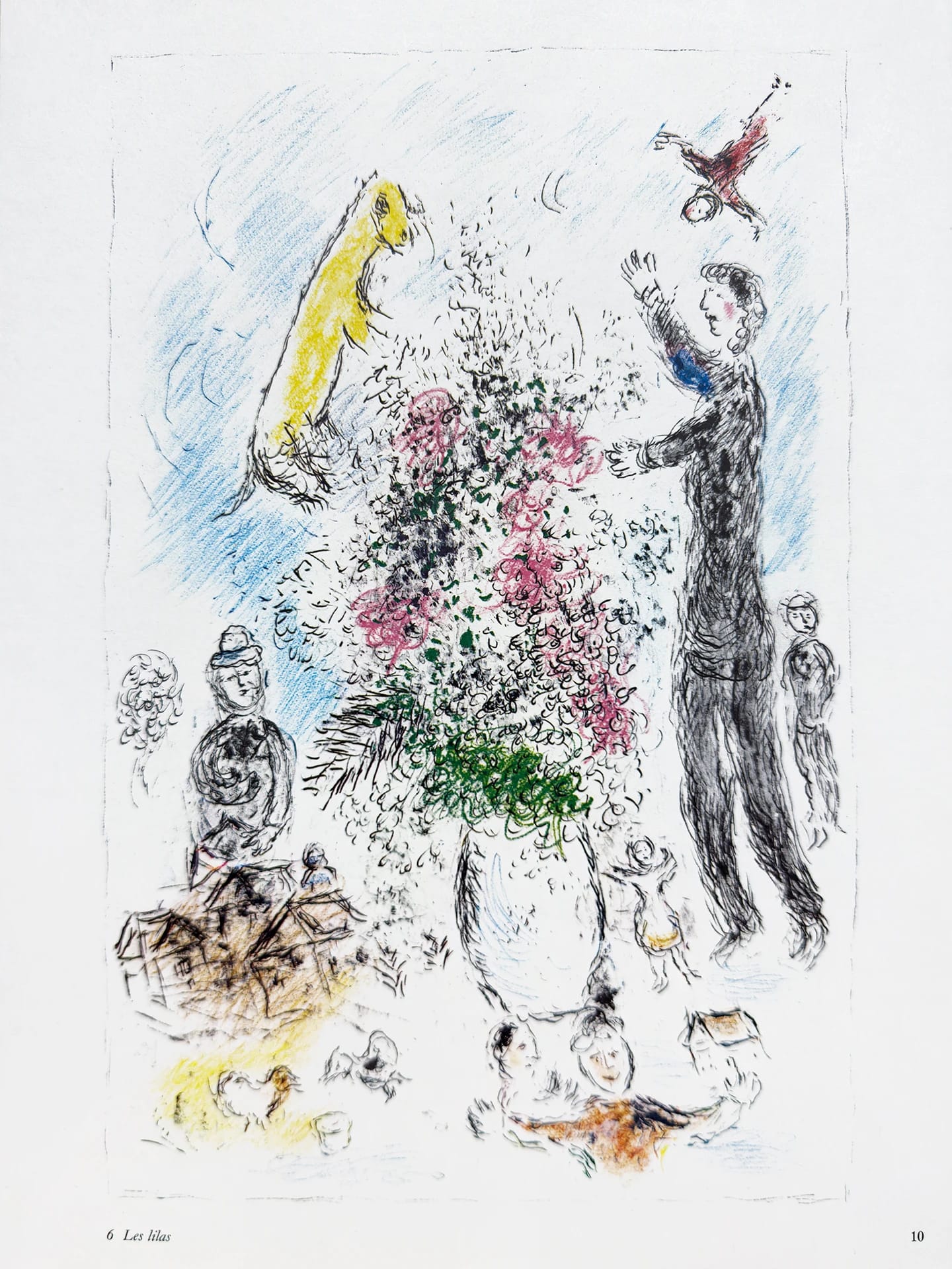 Les Lilas by Marc Chagall