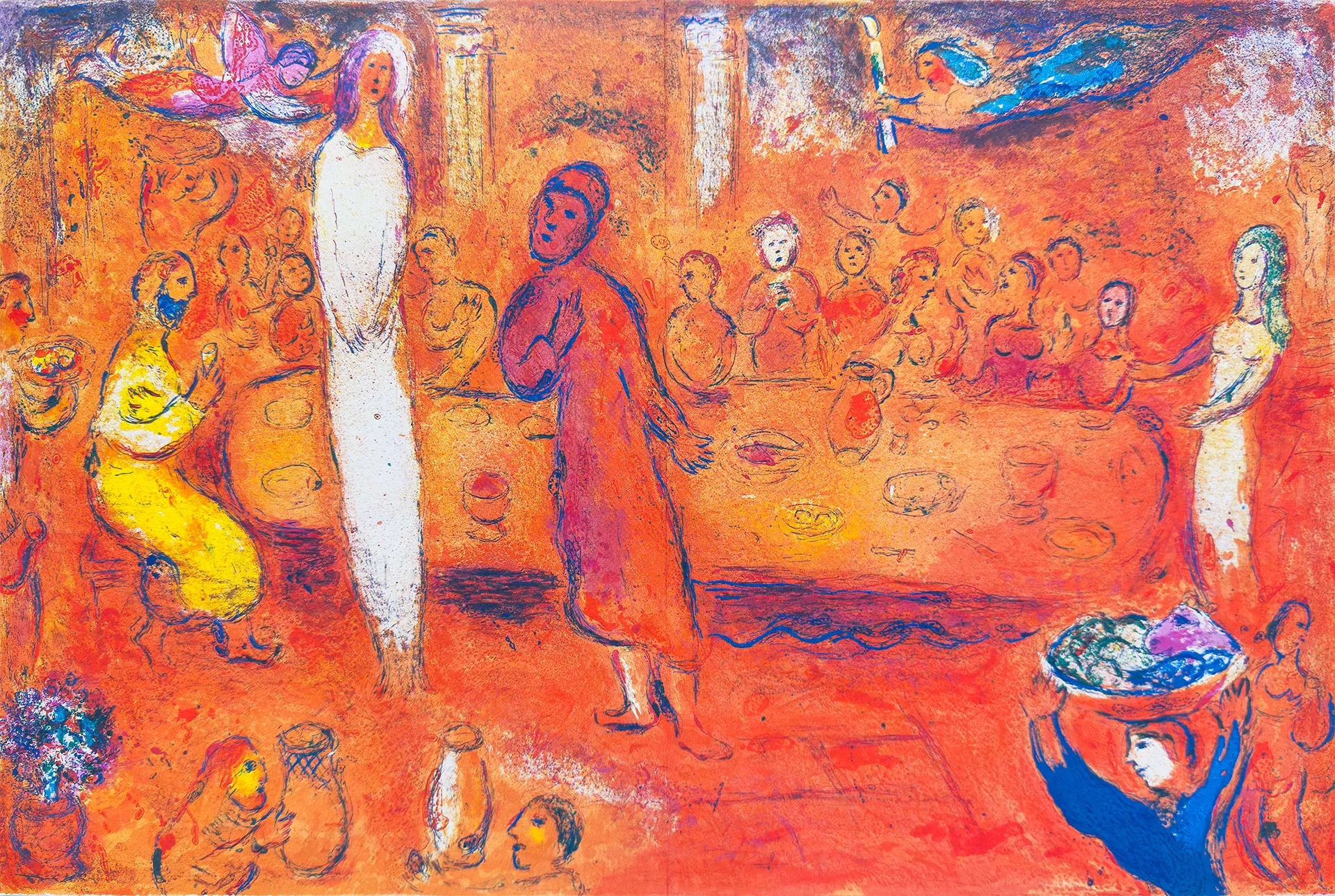 Megacles Recognizes his Daughter by Marc Chagall