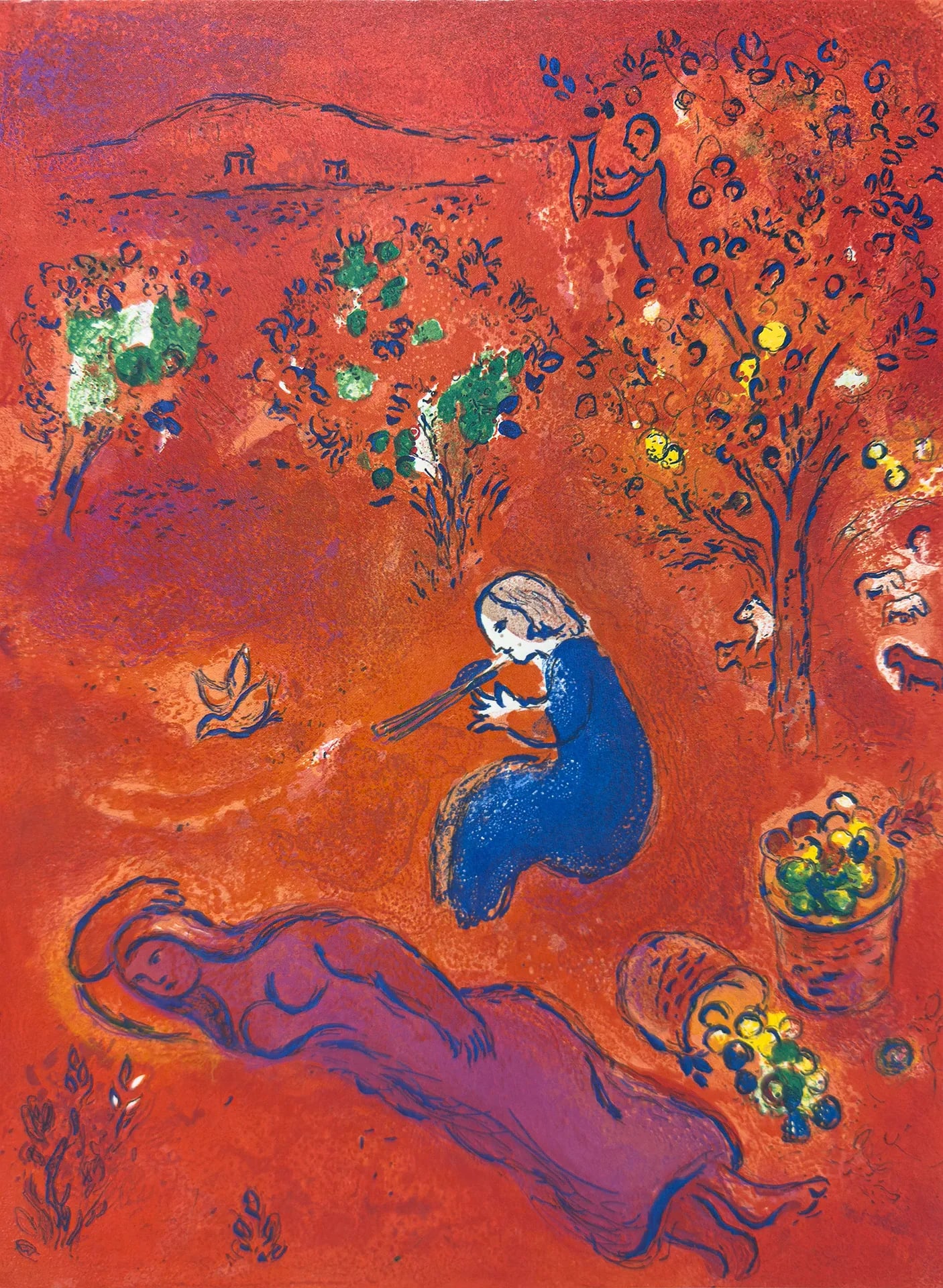 Noon, In Summer by Marc Chagall