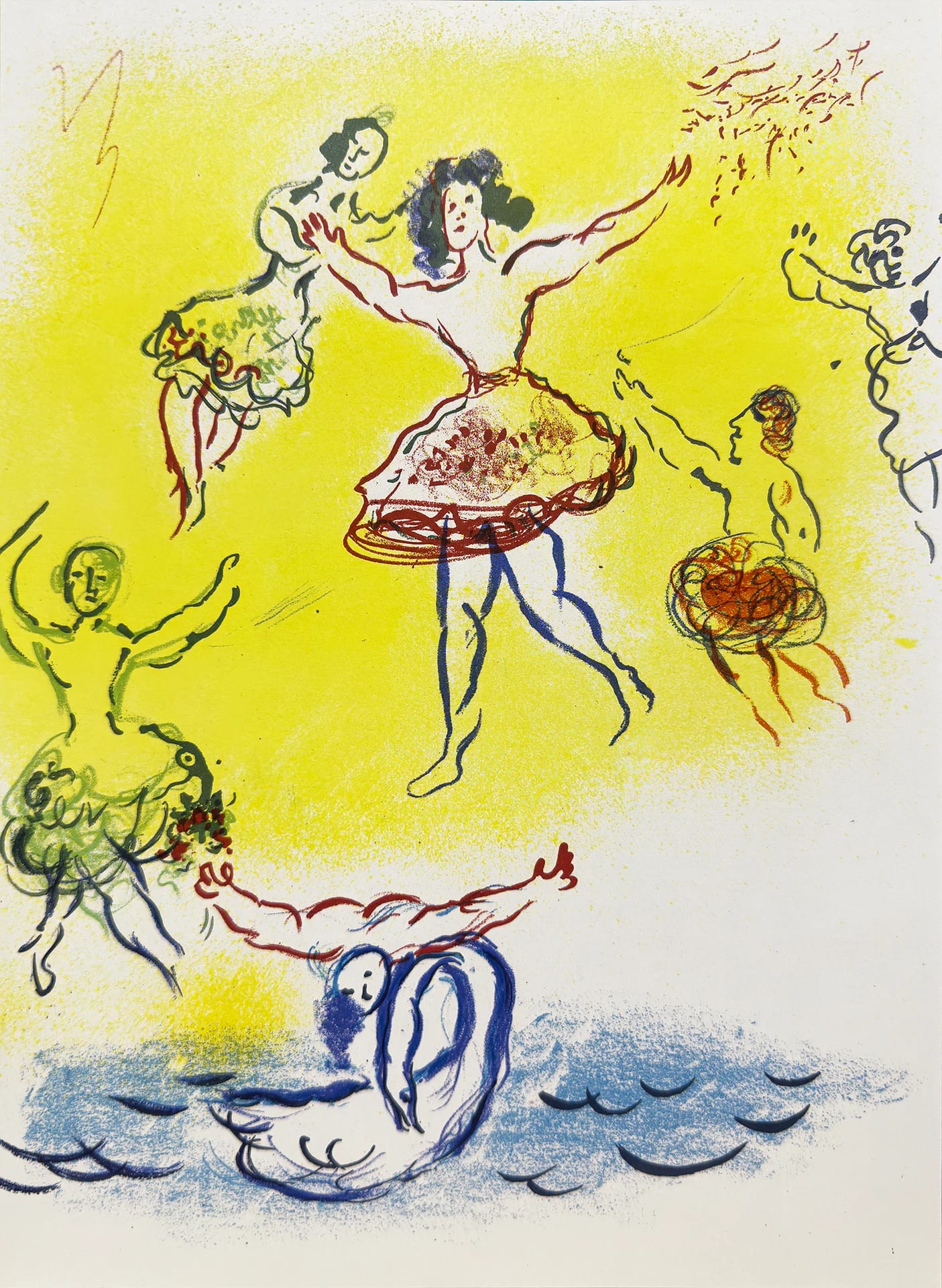 Swan Lake by Marc Chagall