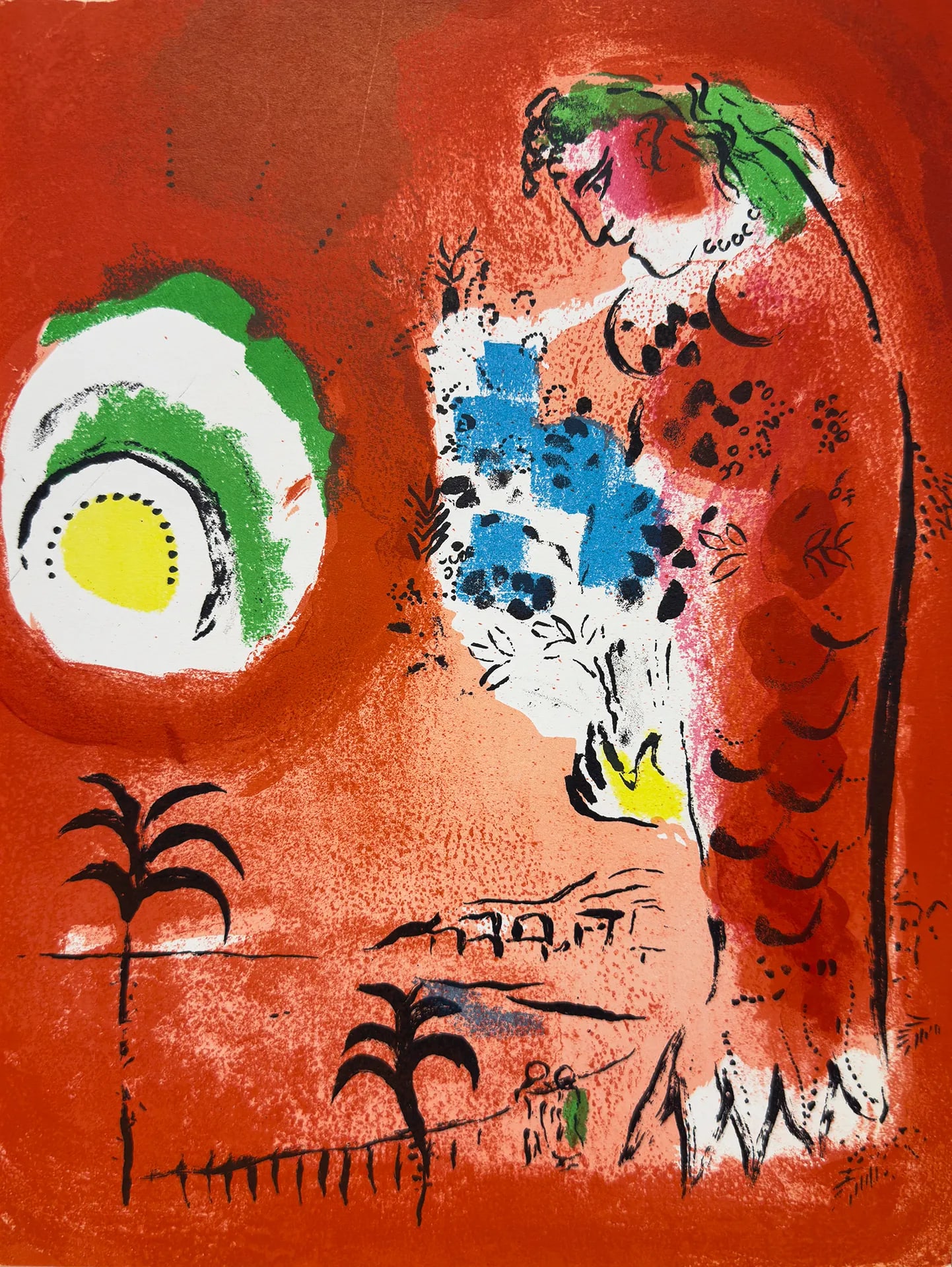 The Bay of Angels by Marc Chagall