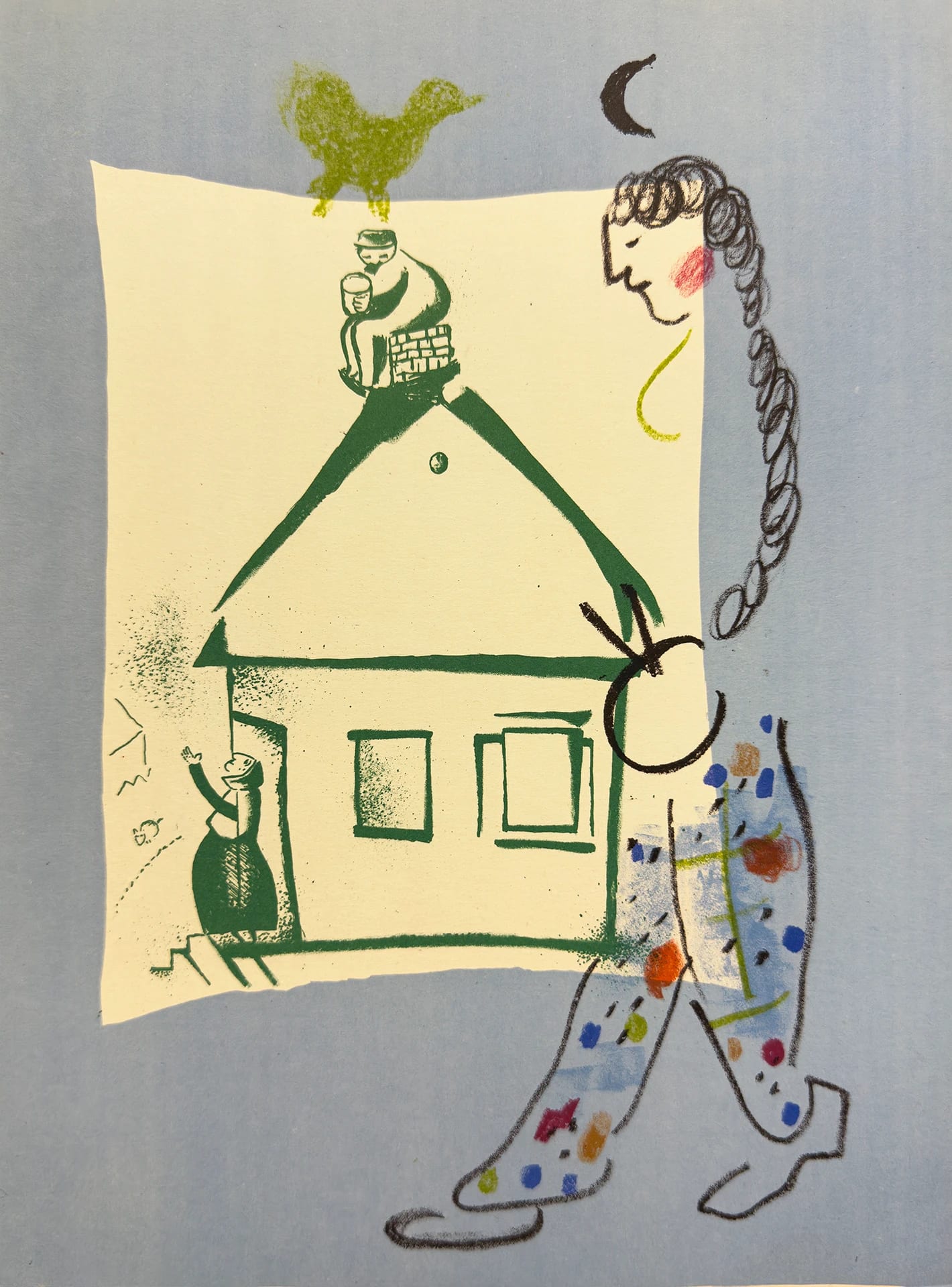 The House in My Village by Marc Chagall