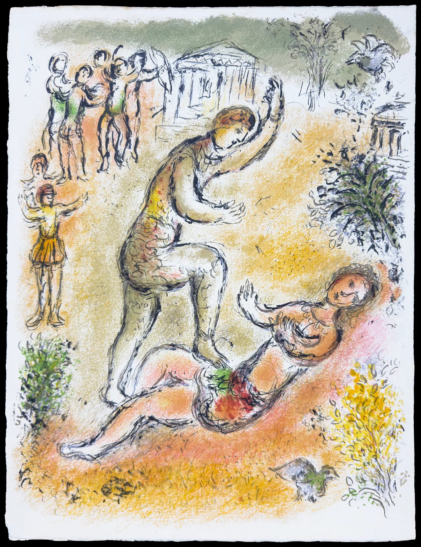 The Odyssea II, Plate no. XI by Marc Chagall
