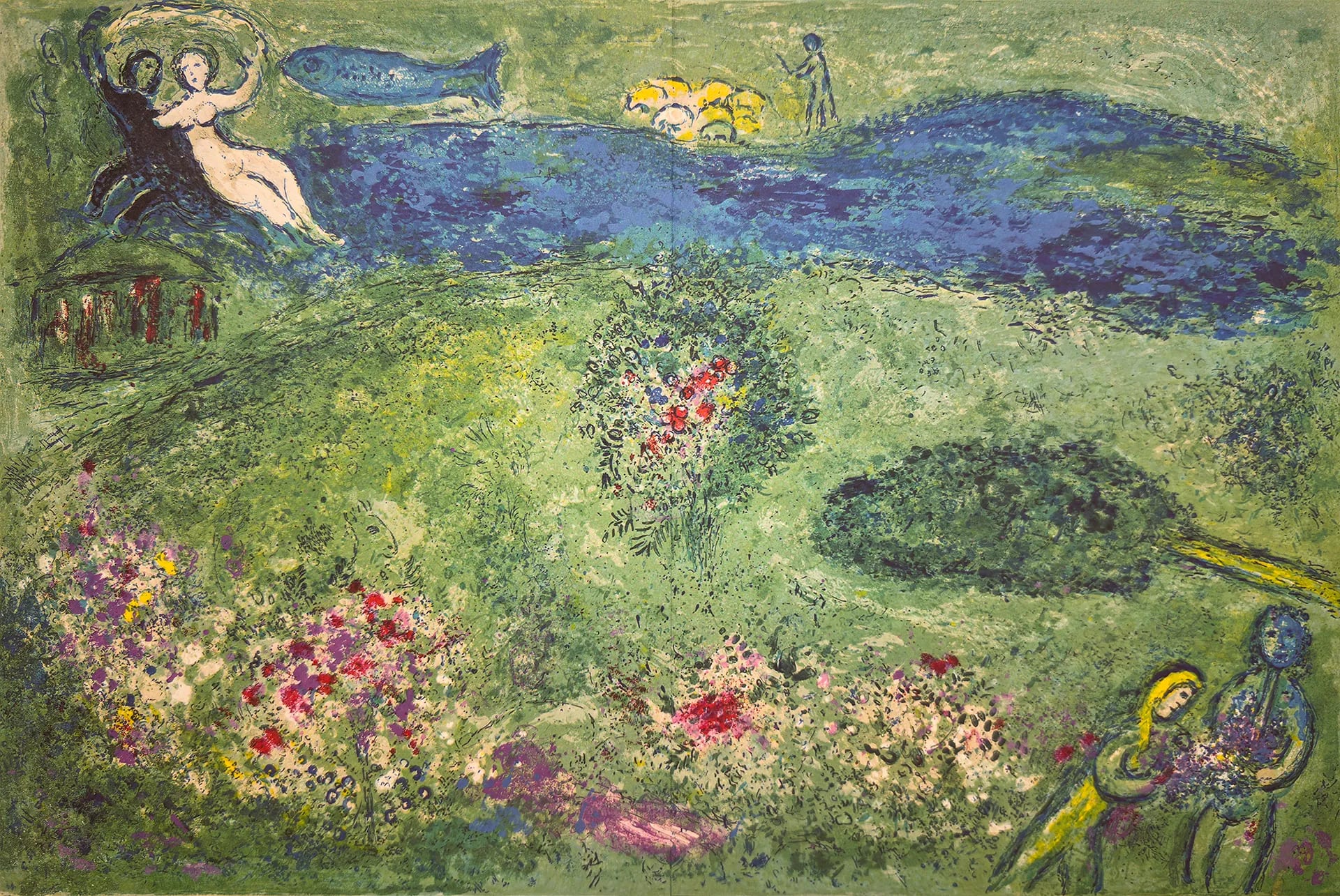 The Orchard by Marc Chagall