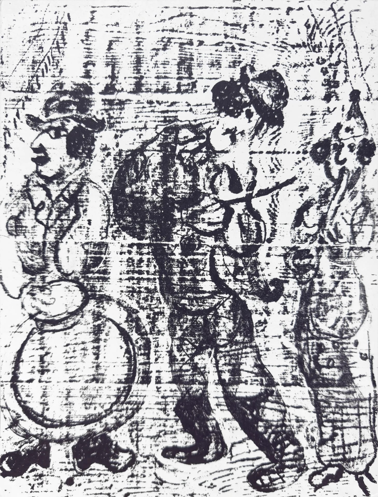 The Wandering Musicians by Marc Chagall