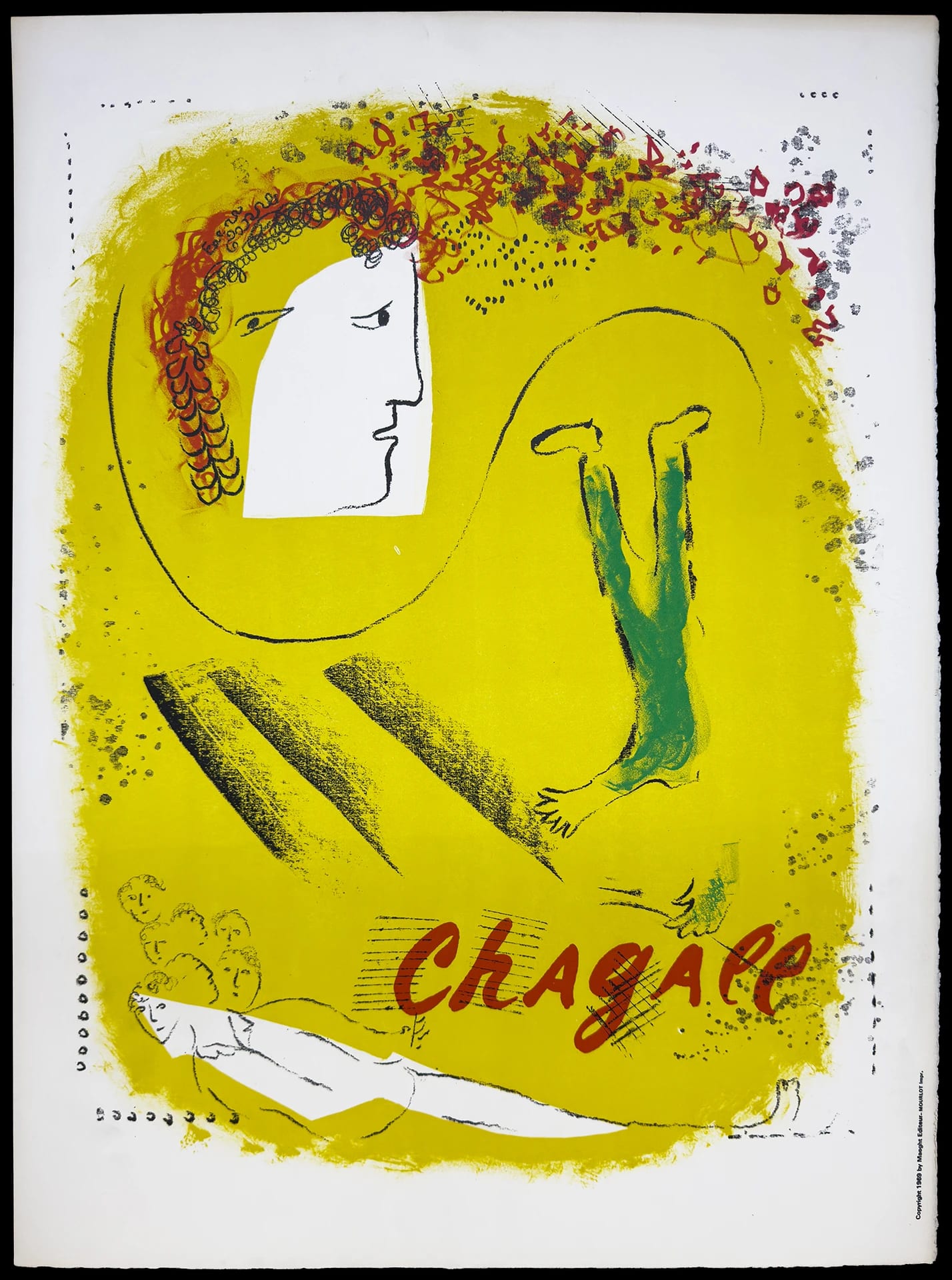 The Yellow Background (avant la lettre) by Marc Chagall