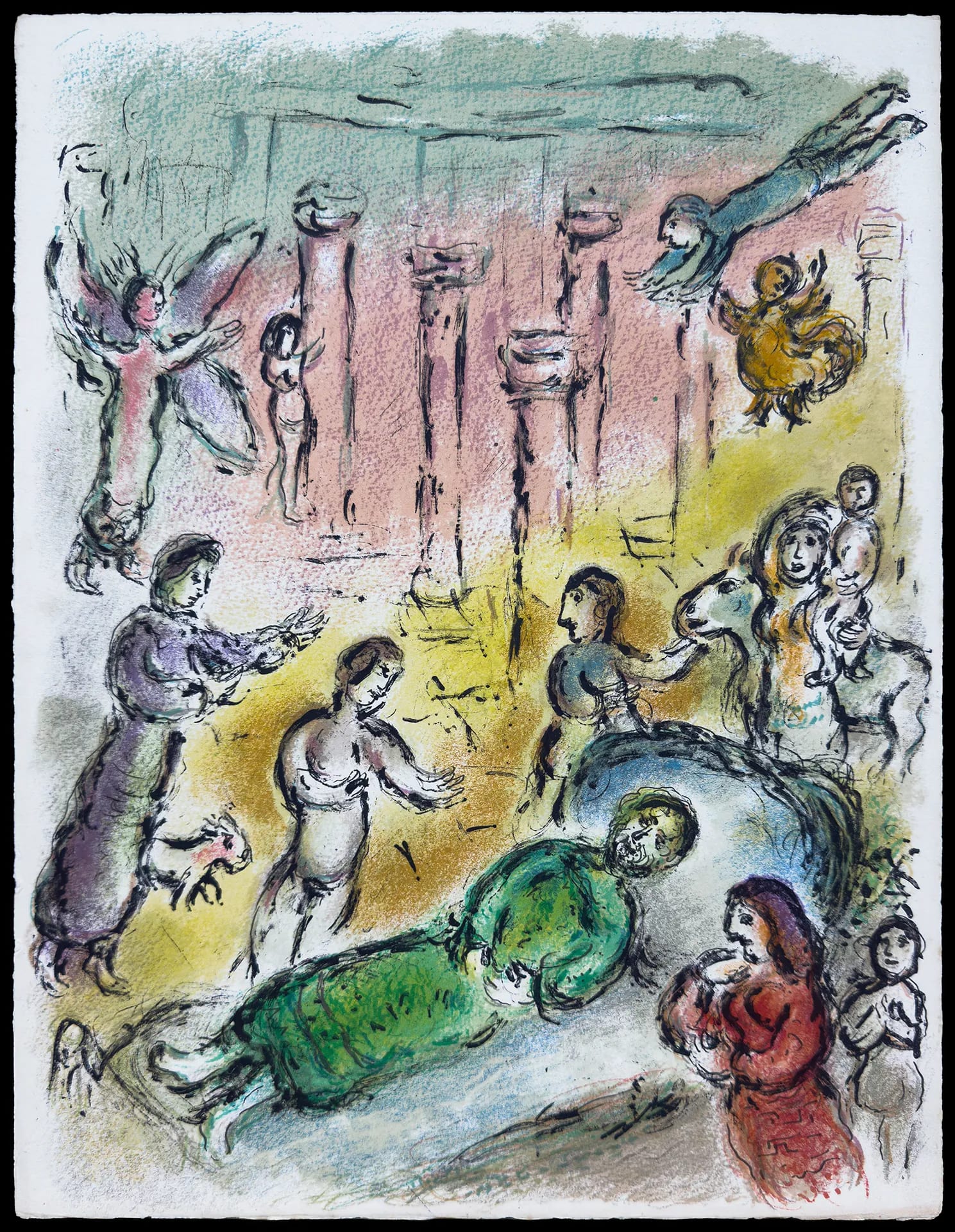 Ulysses' Bed by Marc Chagall