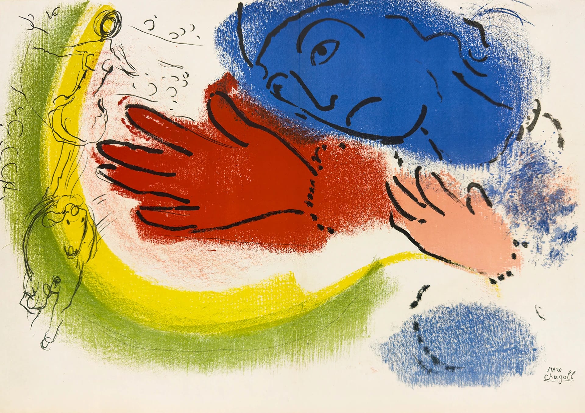 Woman Circus Rider by Marc Chagall