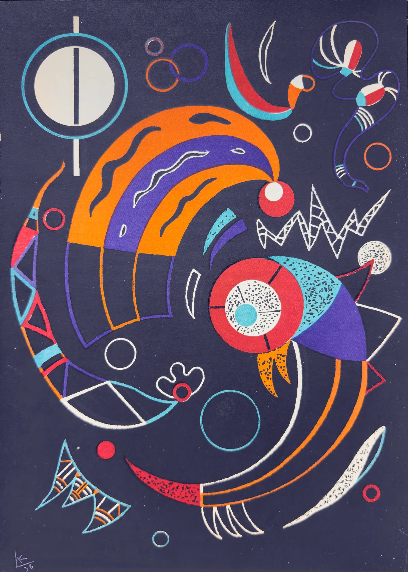 Comets by Wassily Kandinsky