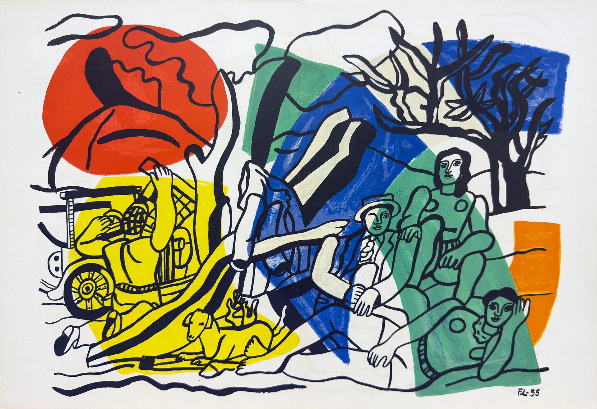 Le Partie de la Campagne by Fernand Léger