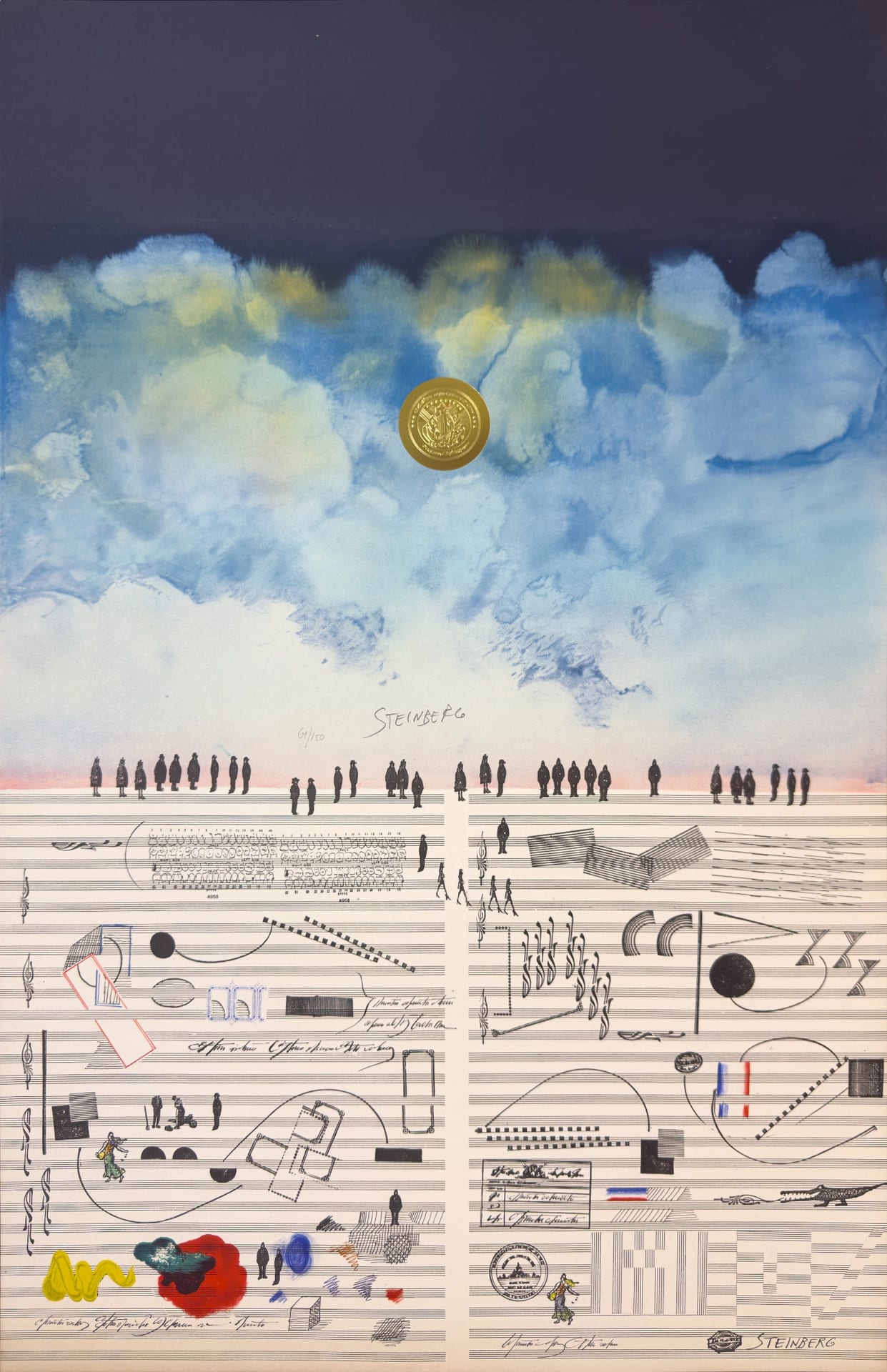 Affiche Lettre Deluxe #139 by Saul Steinberg