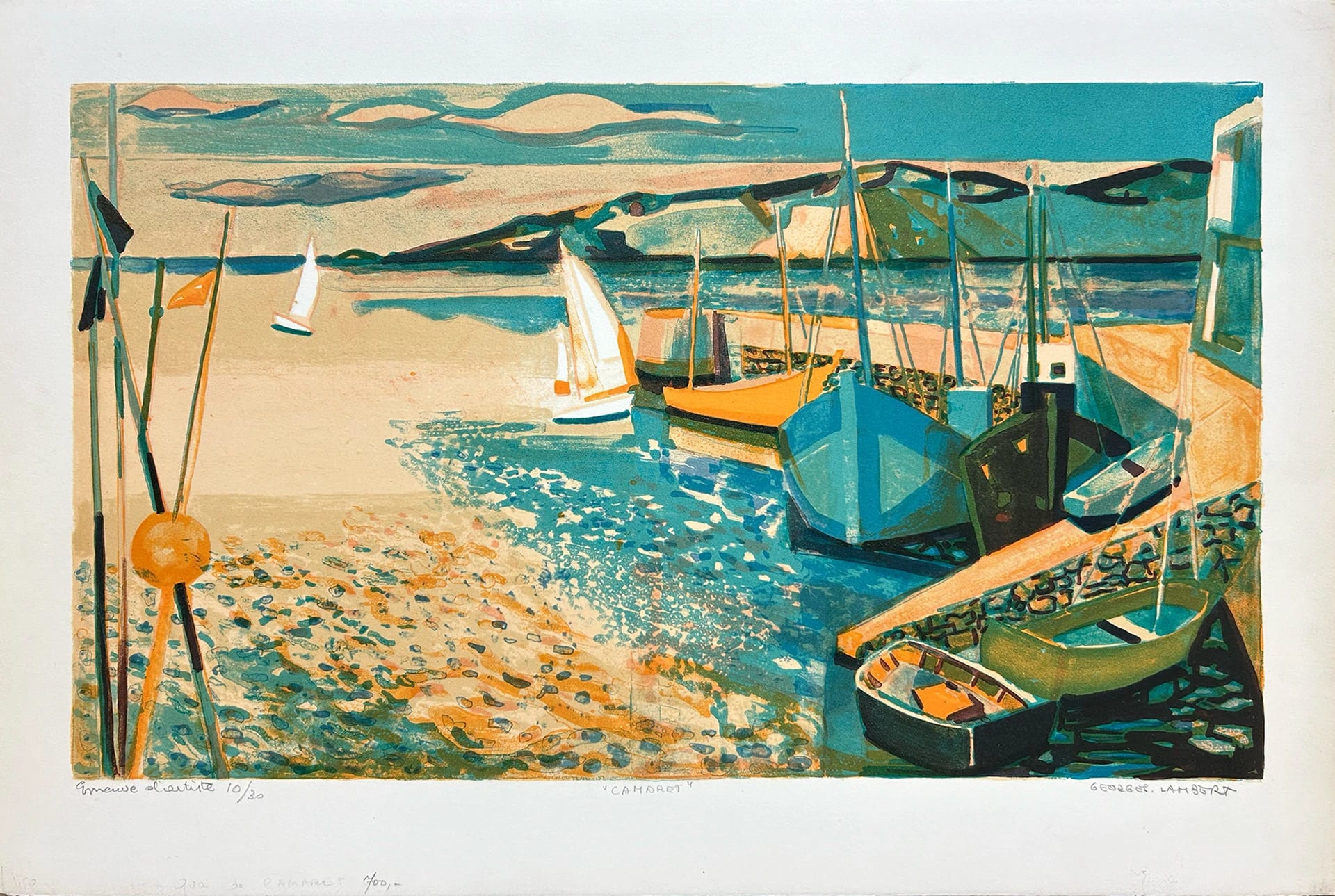 Camaret/Quais de Cambert by Georges Lambert