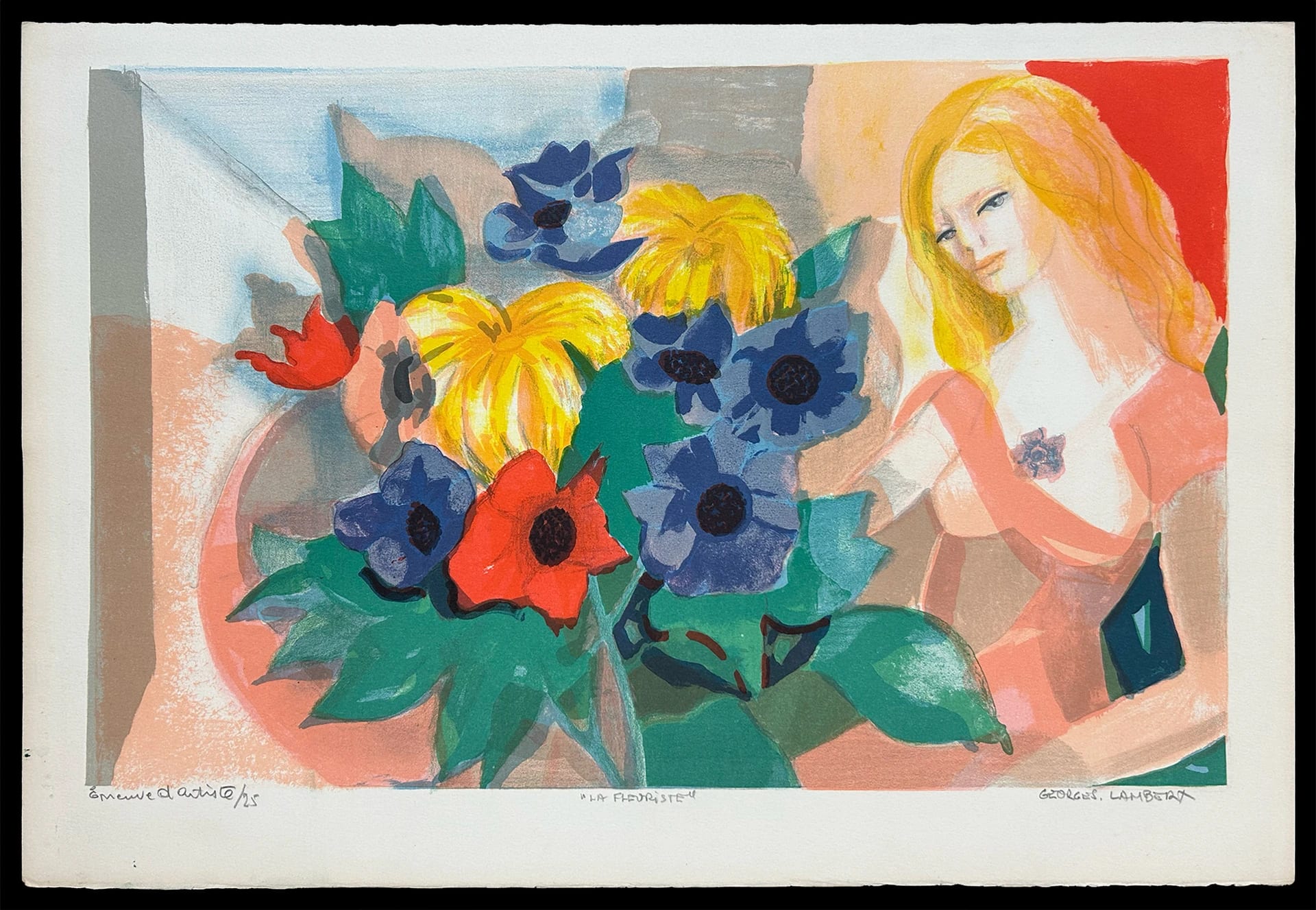 La Fleuriste by Georges Lambert