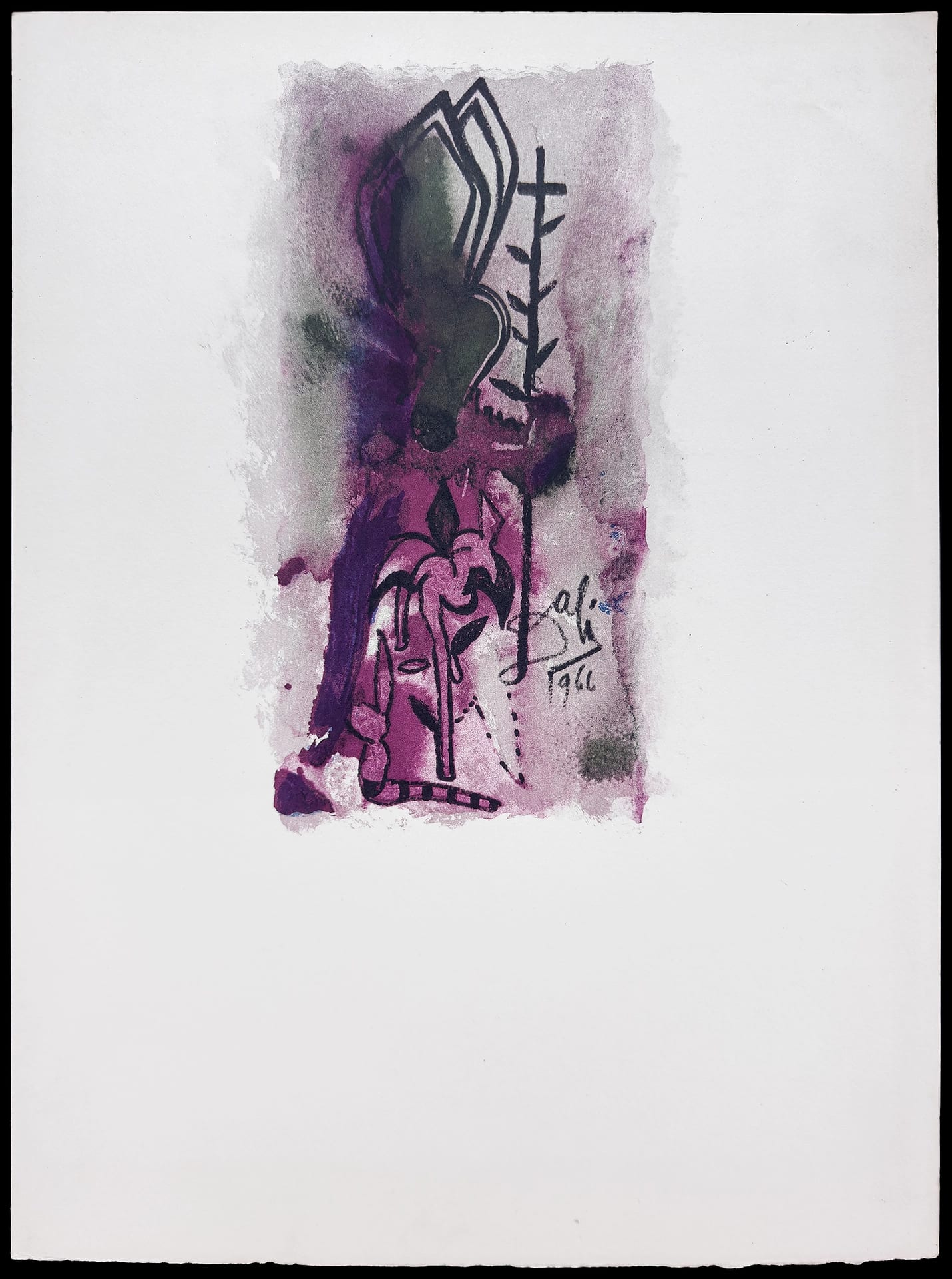 Le philosophe scythe avant la lettre by Salvador Dalí