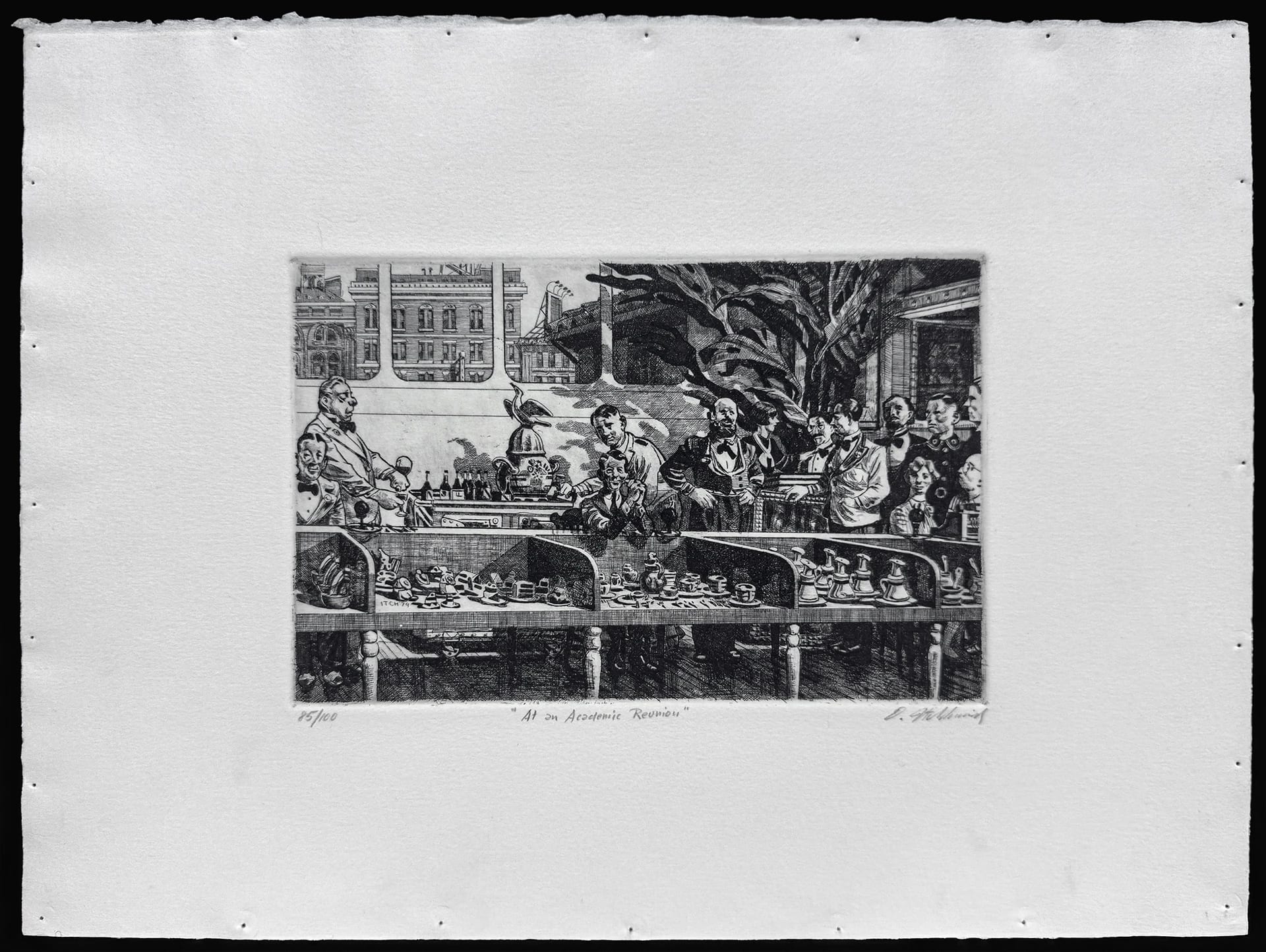 At an Academic Reunion by David Itchkawich