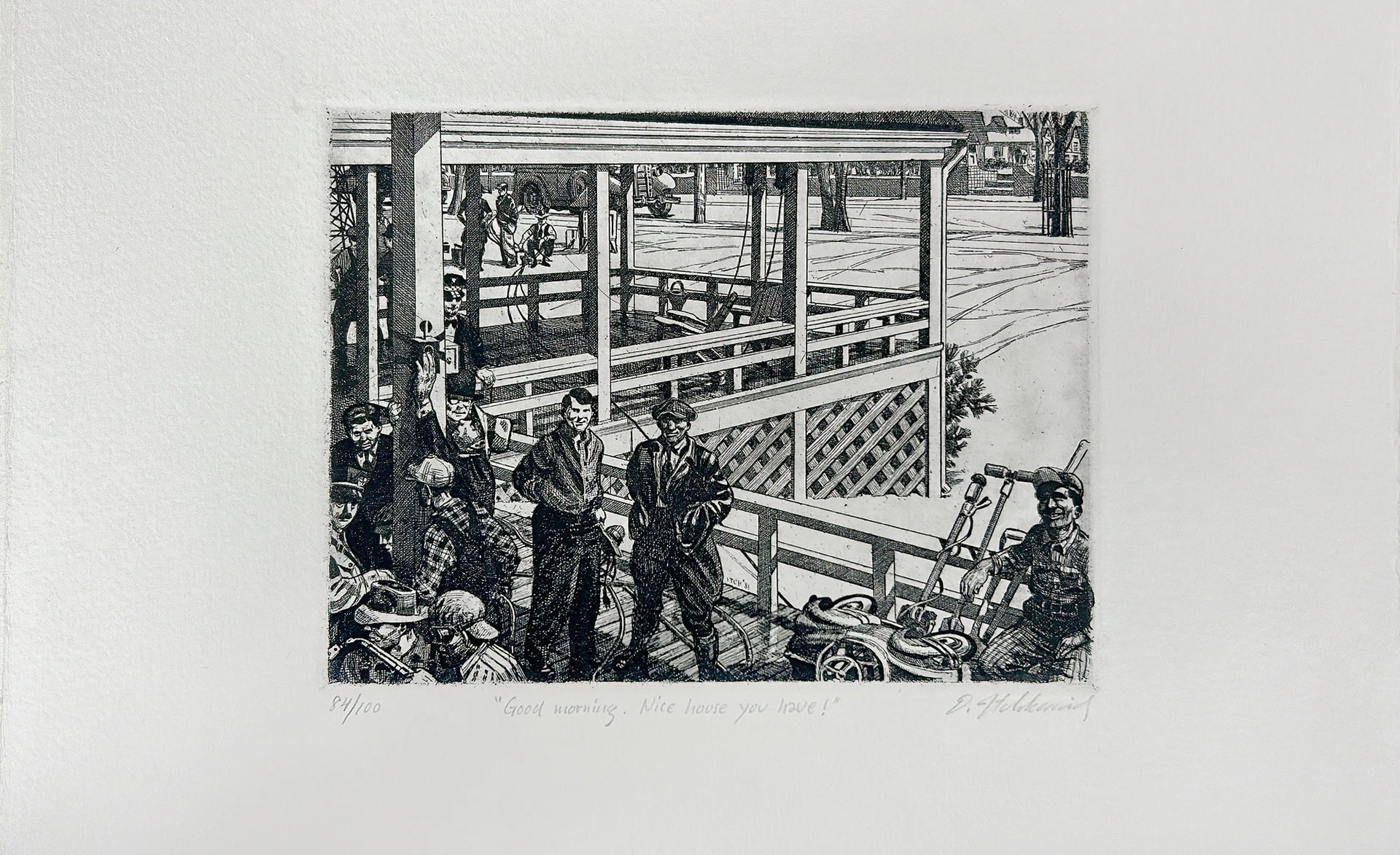 Good morning. Nice house you have! by David Itchkawich