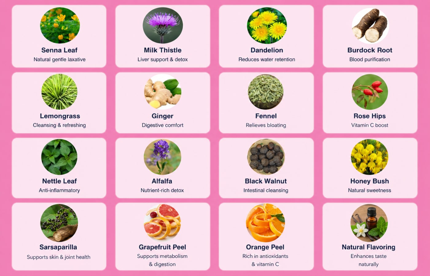 Hey Girl Cleanse Tea ingredients