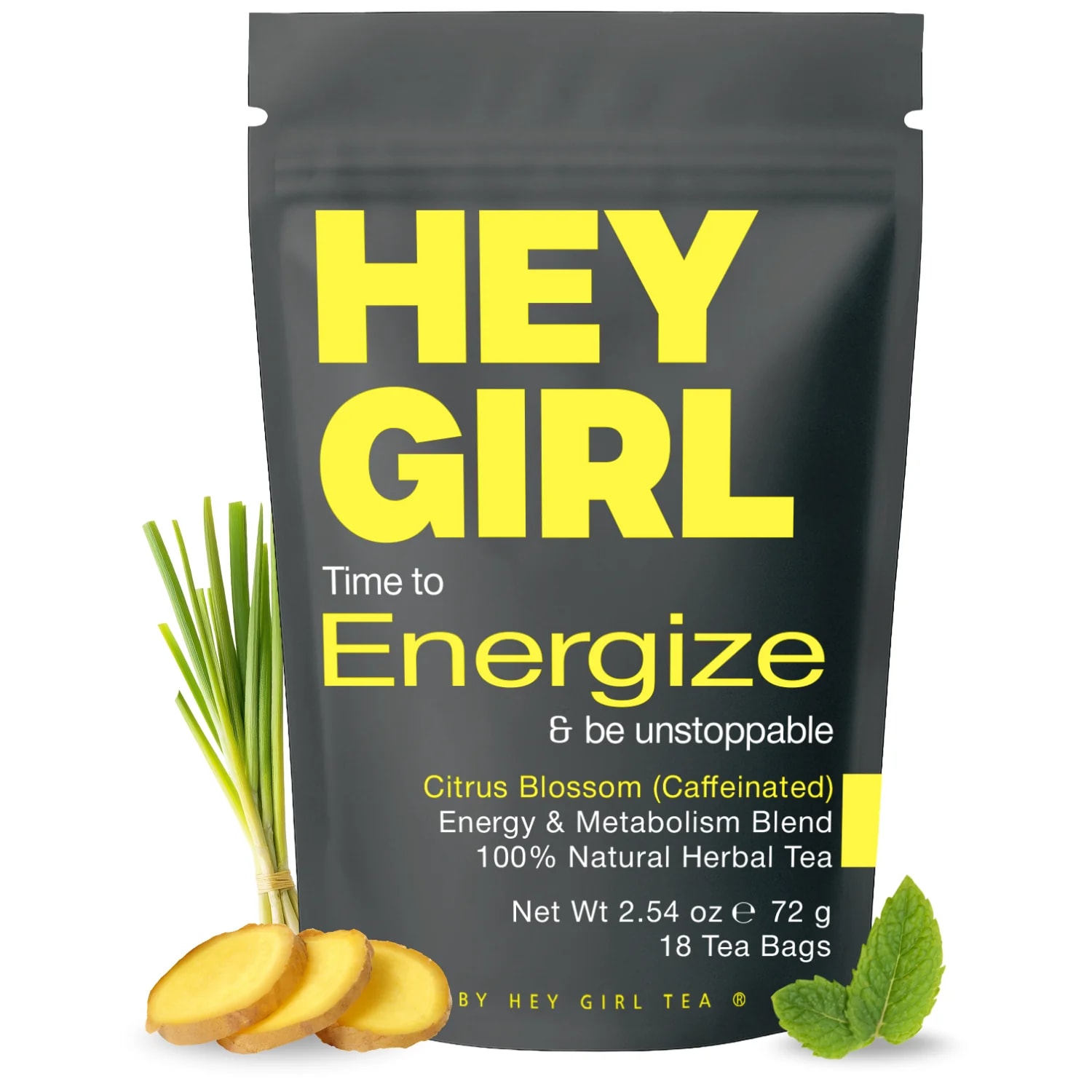 Hey Girl Energize Tea pouch