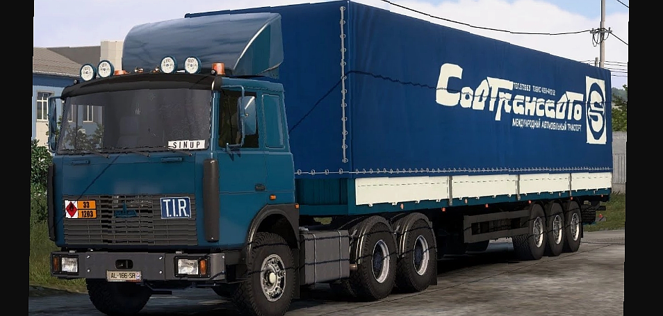 МОД МАЗ-6422 (1981) трейлеры v1.53 ДЛЯ EURO TRUCK SIMULATOR 2