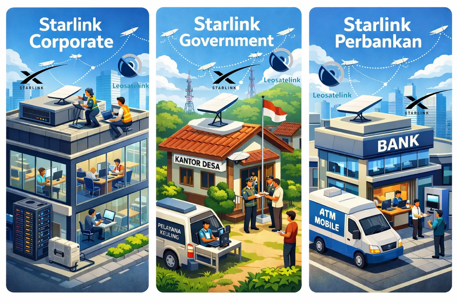 Starlink Internet dan Starlink VPN Untuk Corporate, Government, dan Perbankan