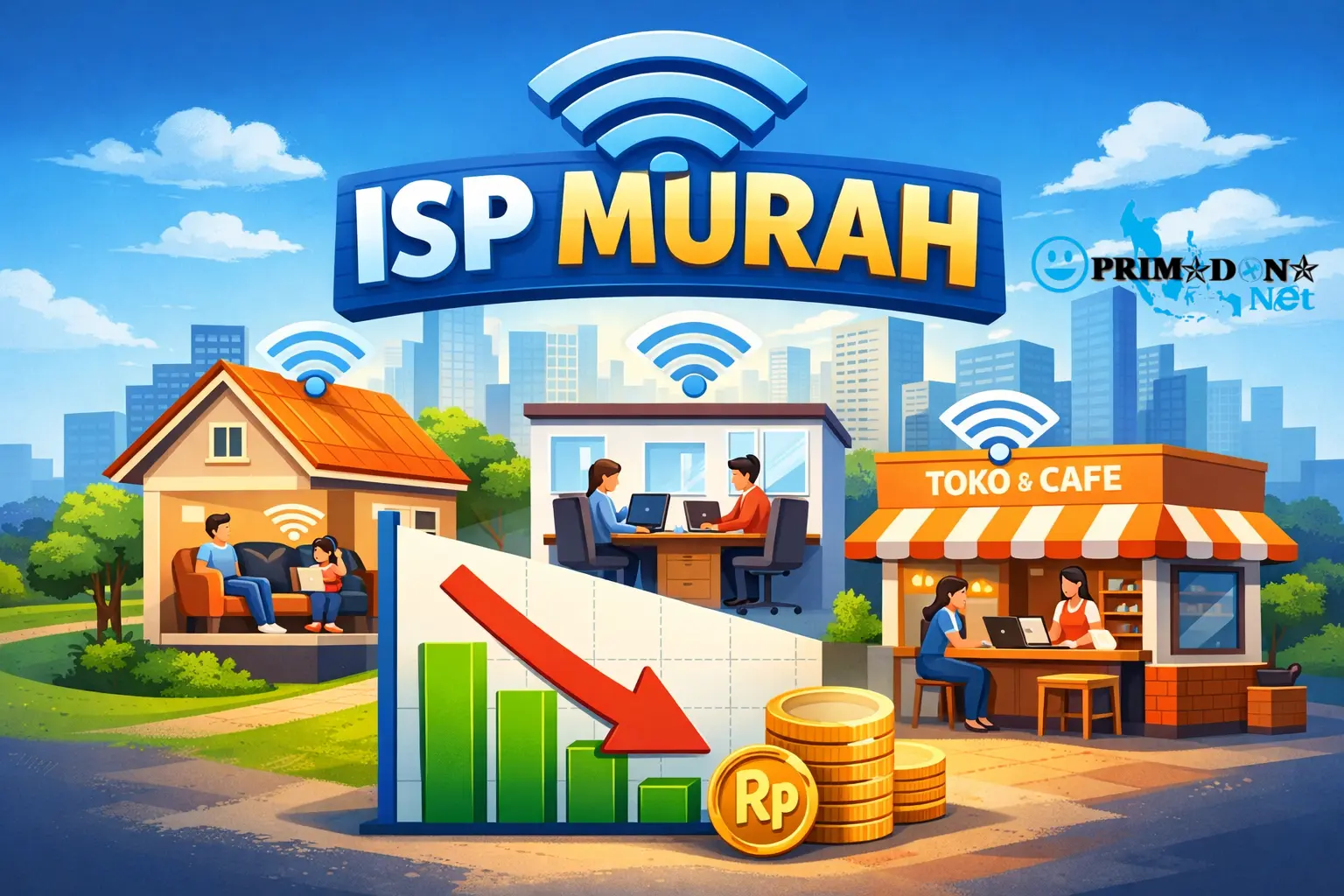 ISP murah untuk bisnis dan komunitas