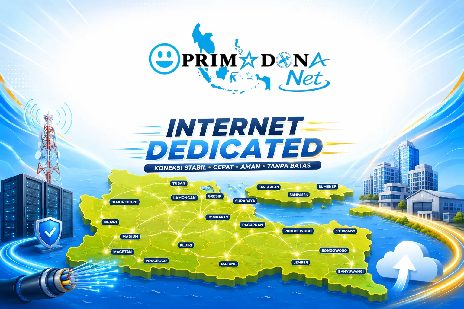 layanan internet dedicated blitar dari provider blitar jaringan primadona net