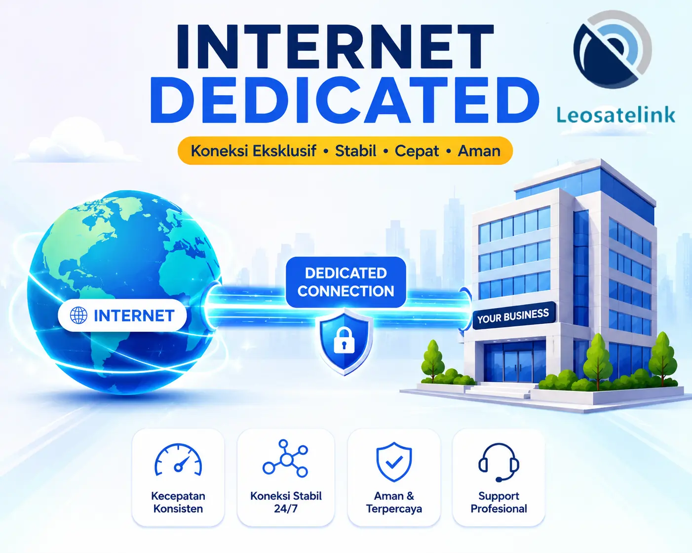 paket internet dedicated Leosatelink
