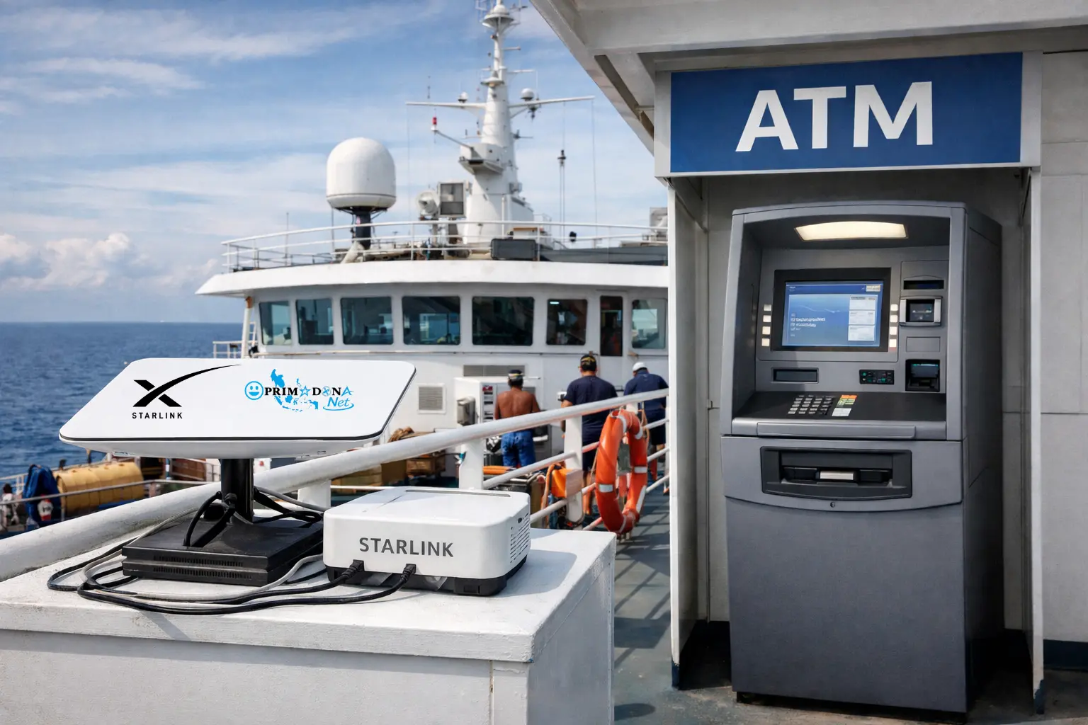 manfaat Starlink Indonesia pada ATM