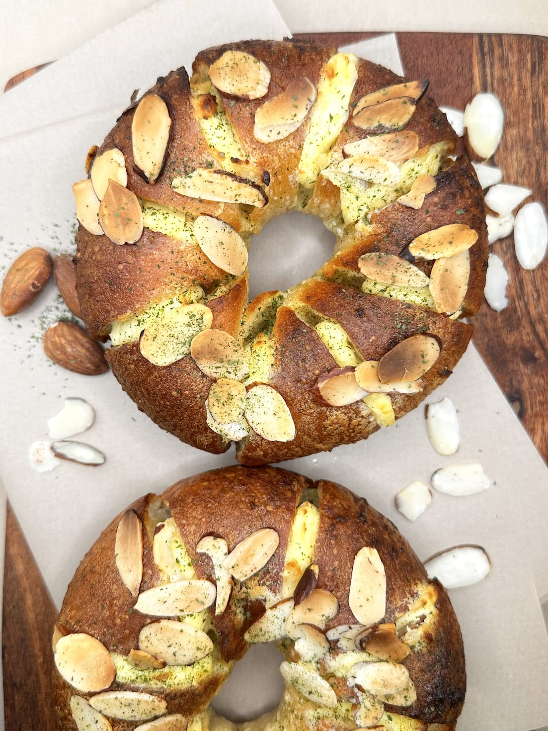 Honey Garlic Butter Bagel