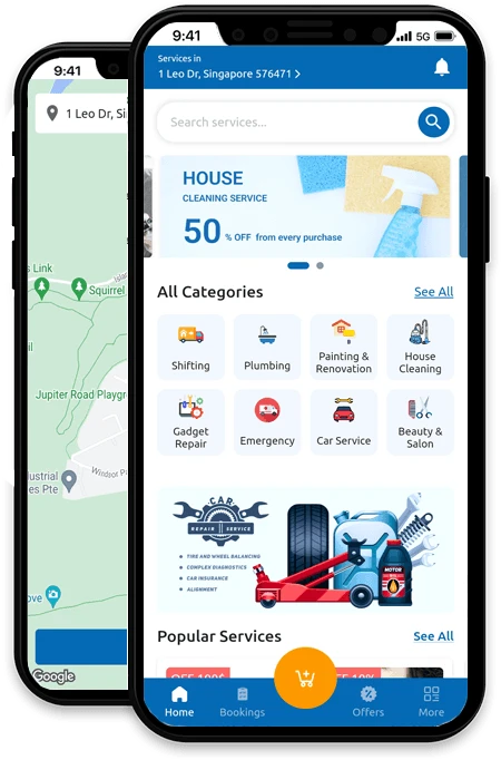 Service App Development Services by Dexterous Technology