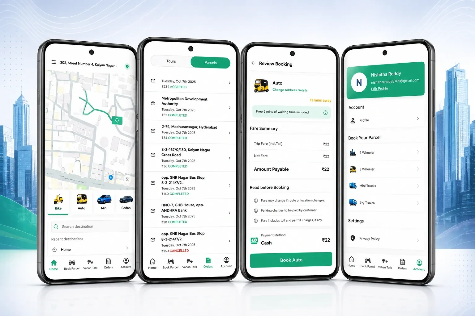 Service Booking Website & App