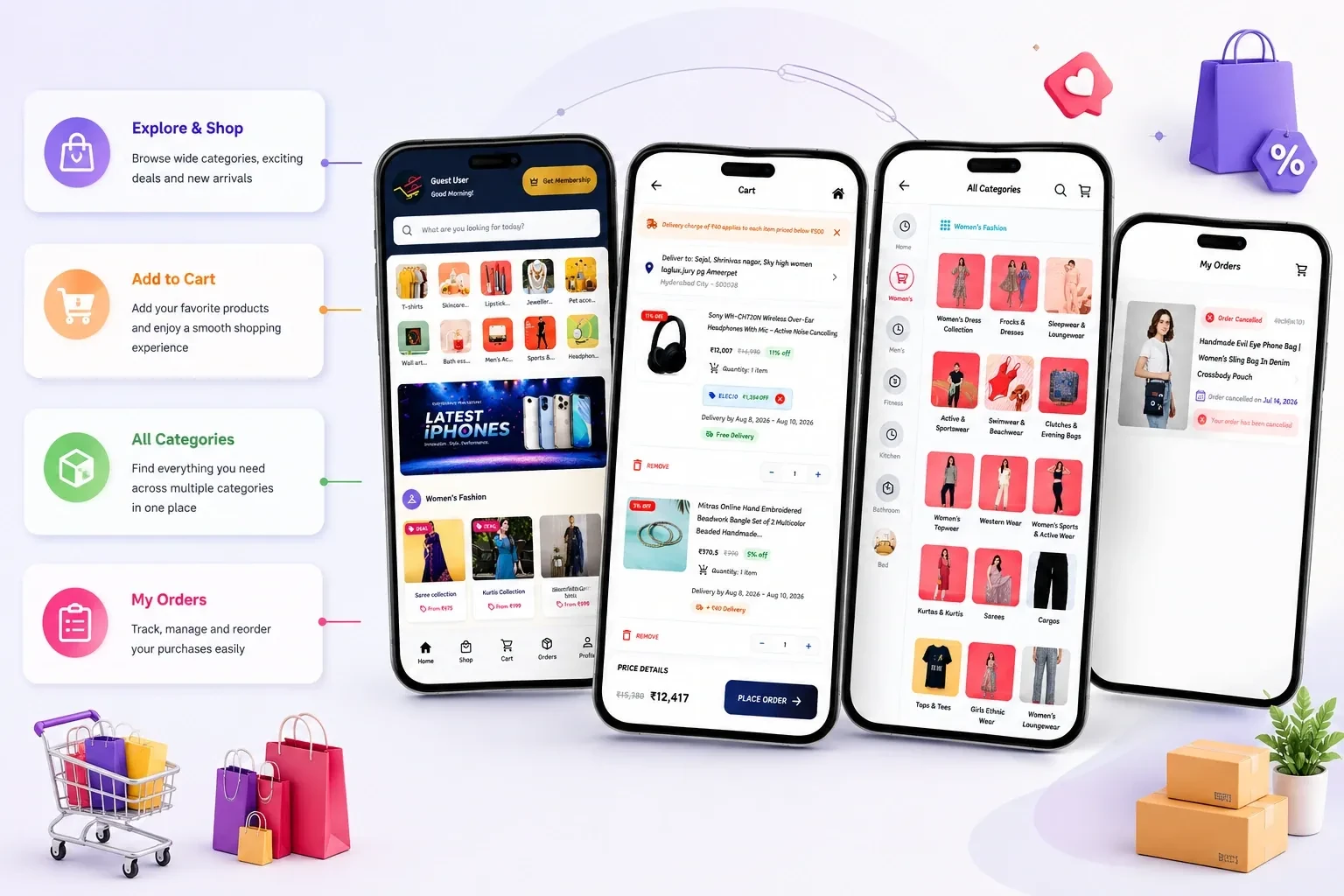 Clothing & Fashion Website & App